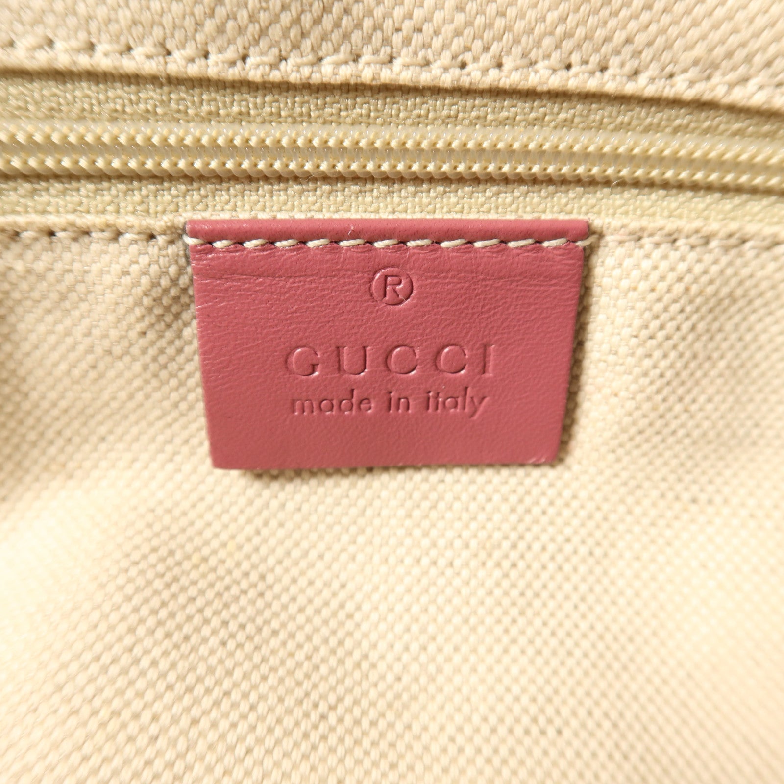 GUCCI GG帆布2Way Shoulder金扣手挽肩背兩用袋