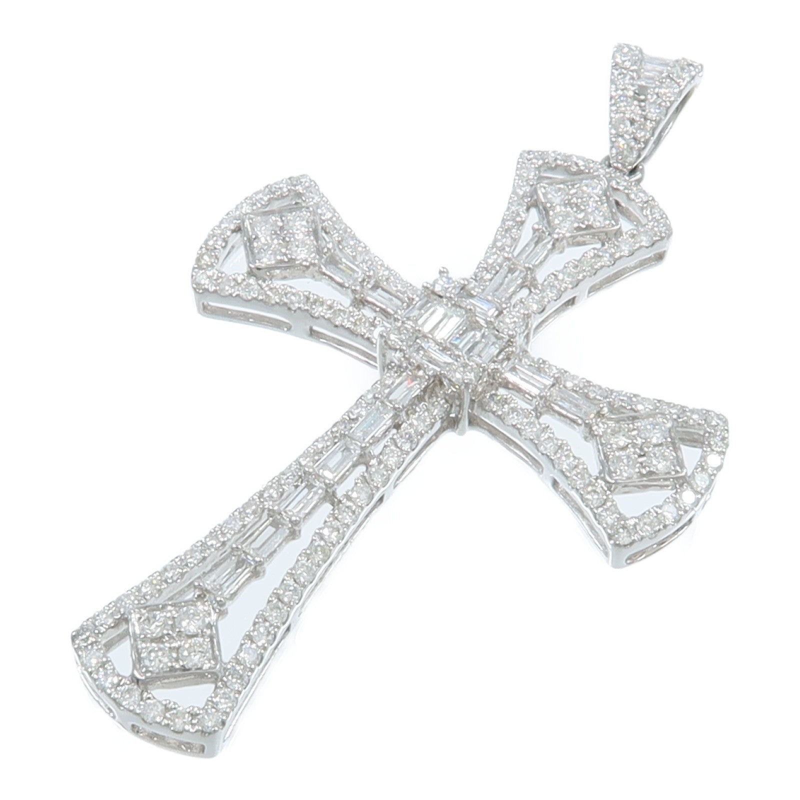 JEWELRY 18K白金Diamond Pendant鑽石吊墜