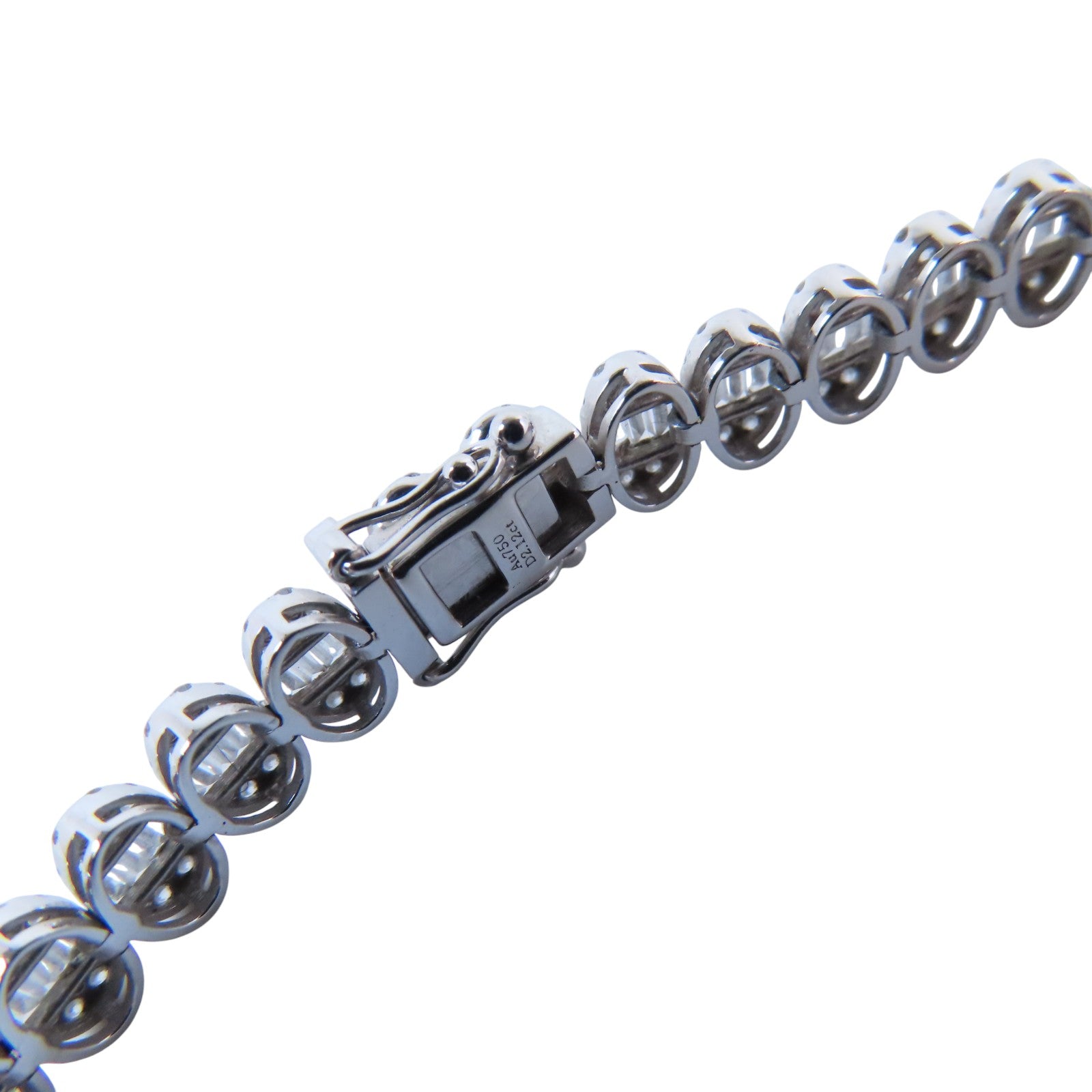 JEWELRY Diamond Bracelet 18K White Gold