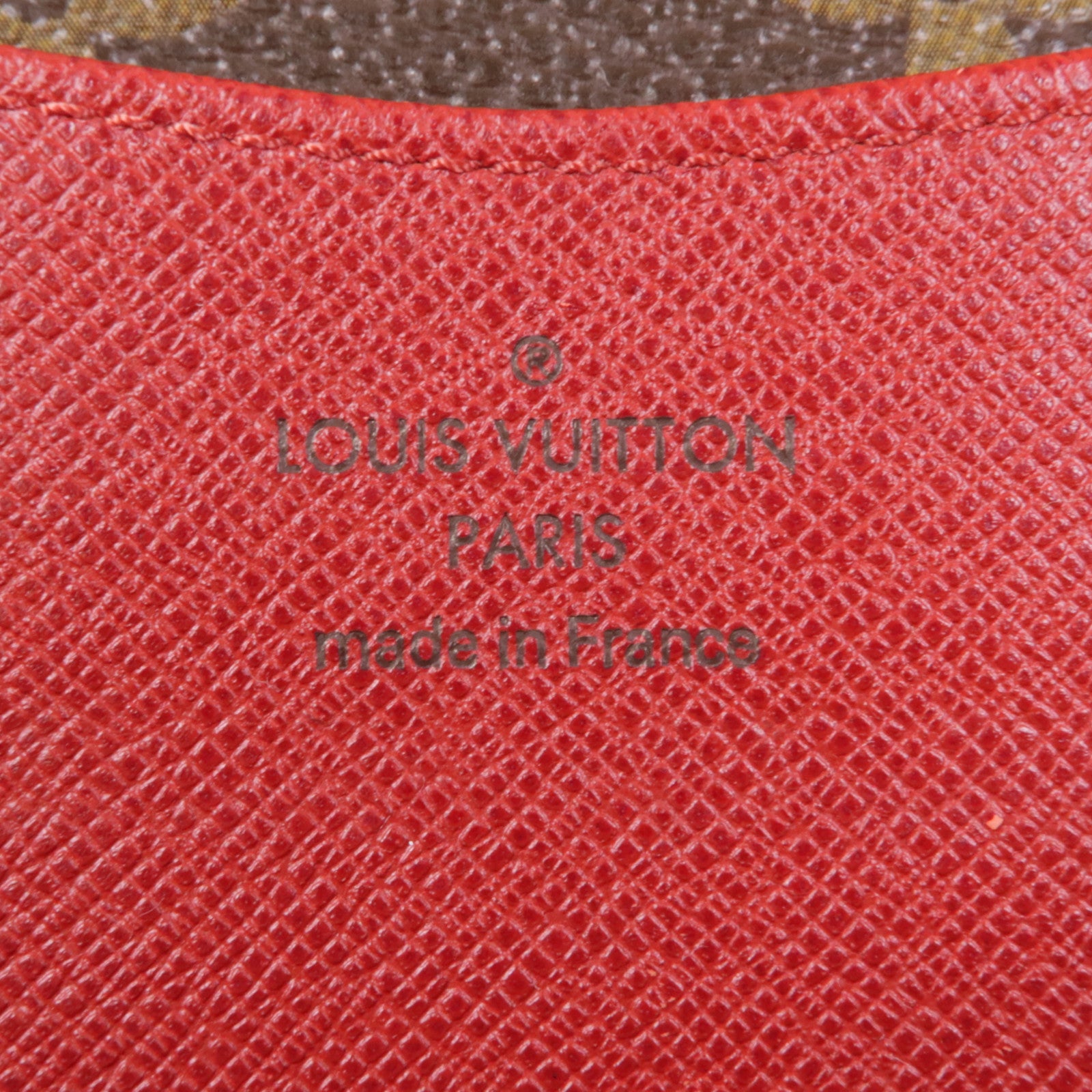 LOUIS VUITTON Monogram Emilie金扣長錢包