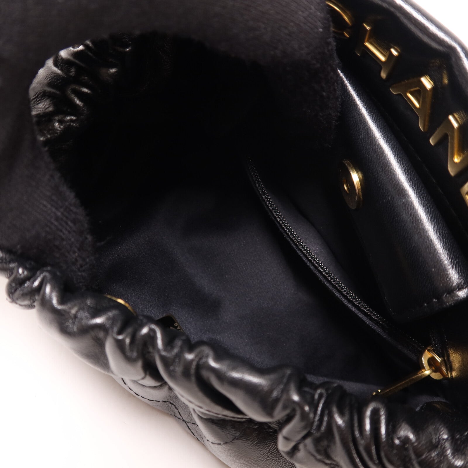 CHANEL 羊皮皮革Mini Resin Charms Bag鏈帶手挽肩背兩用袋