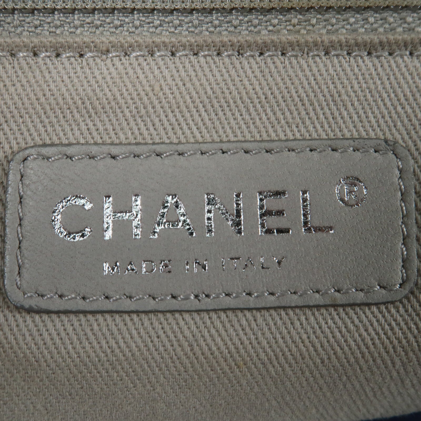 CHANEL 牛皮皮革Chain Shoulder銀扣鏈帶手挽肩背兩用袋