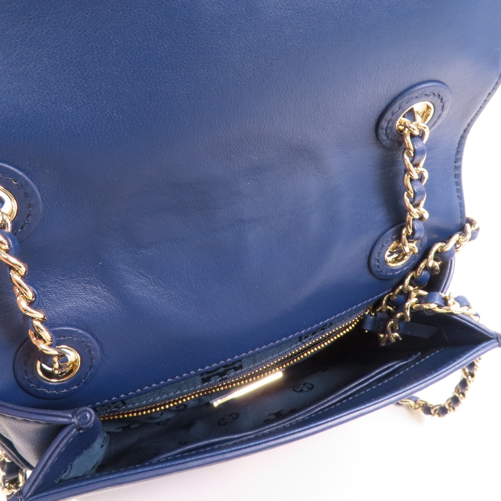 Tory Burch 牛皮皮革Chain Shoulder Bag金扣鏈帶肩背袋