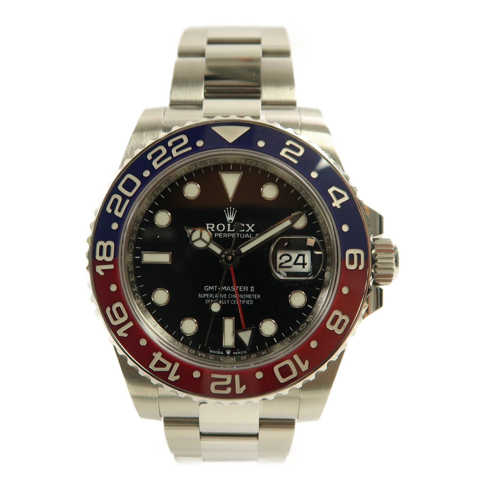 ROLEX GMT-Master II不鏽鋼手錶自動機芯黑色