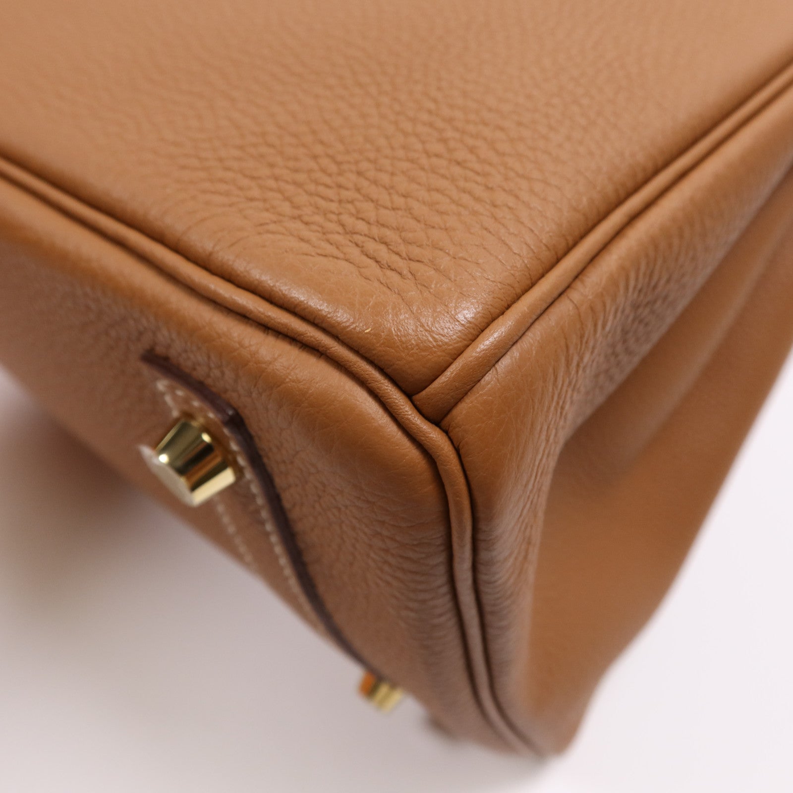 HERMES Togo皮革Birkin 30金扣手挽袋Gold