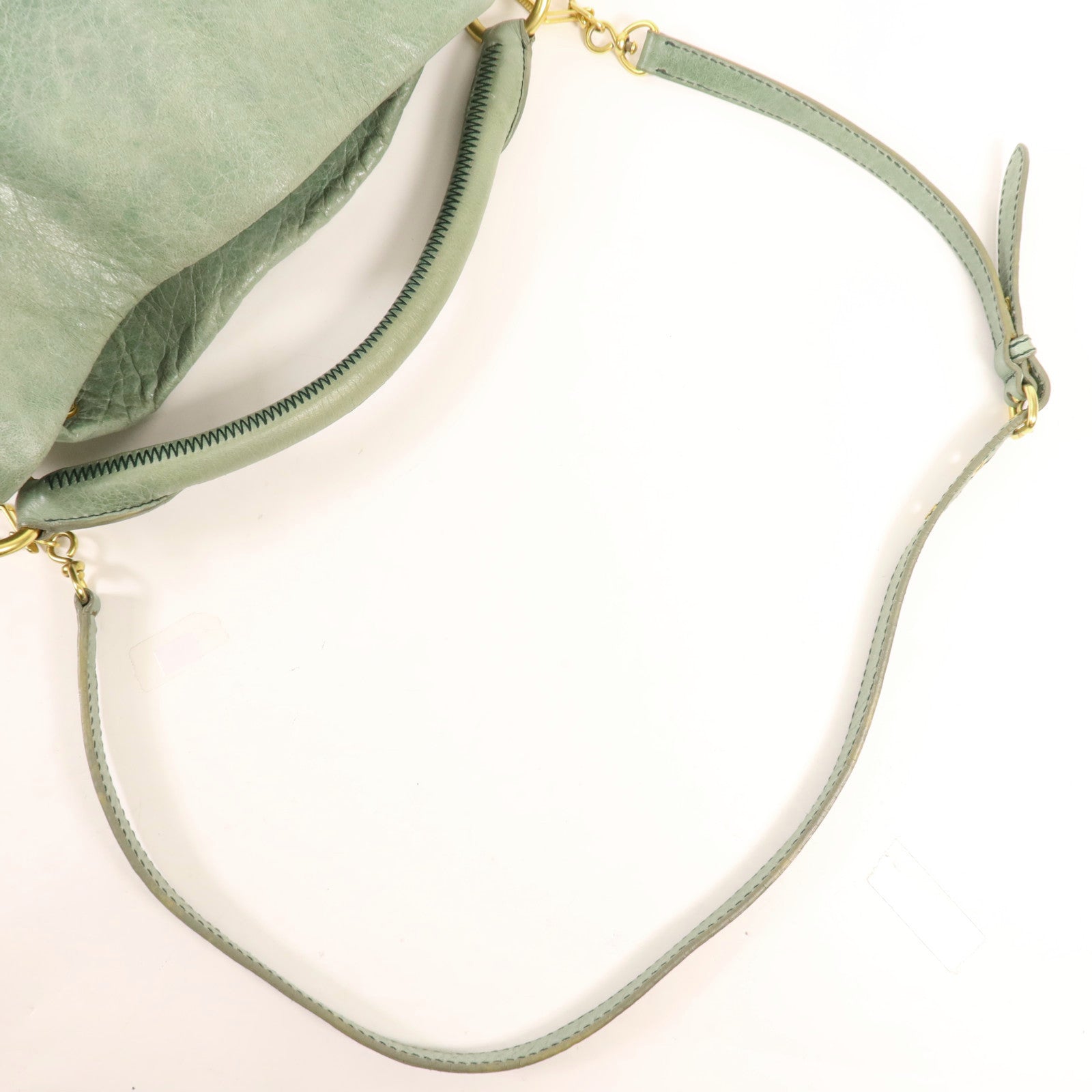 Miu Miu 牛皮皮革2 Way Shoulder金扣手挽肩背兩用袋