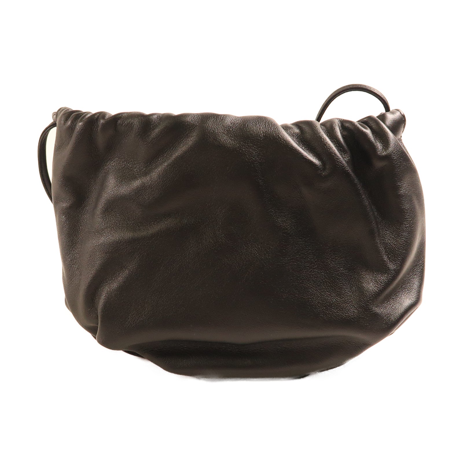 BOTTEGA VENETA 羊皮皮革The Bulb Mini Pouch金扣肩背袋