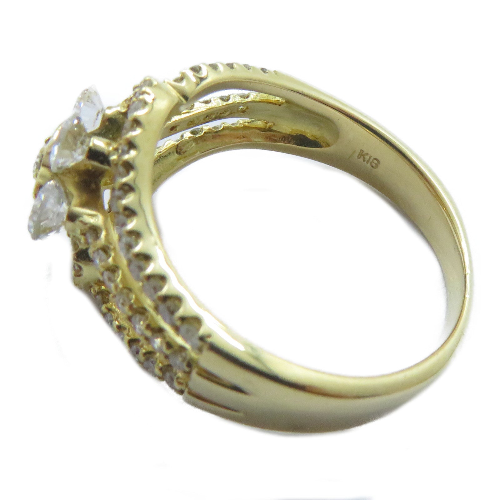 JEWELRY 【激減優惠】18K黃金Diamond Ring 1.00ct鑽石戒指US#7