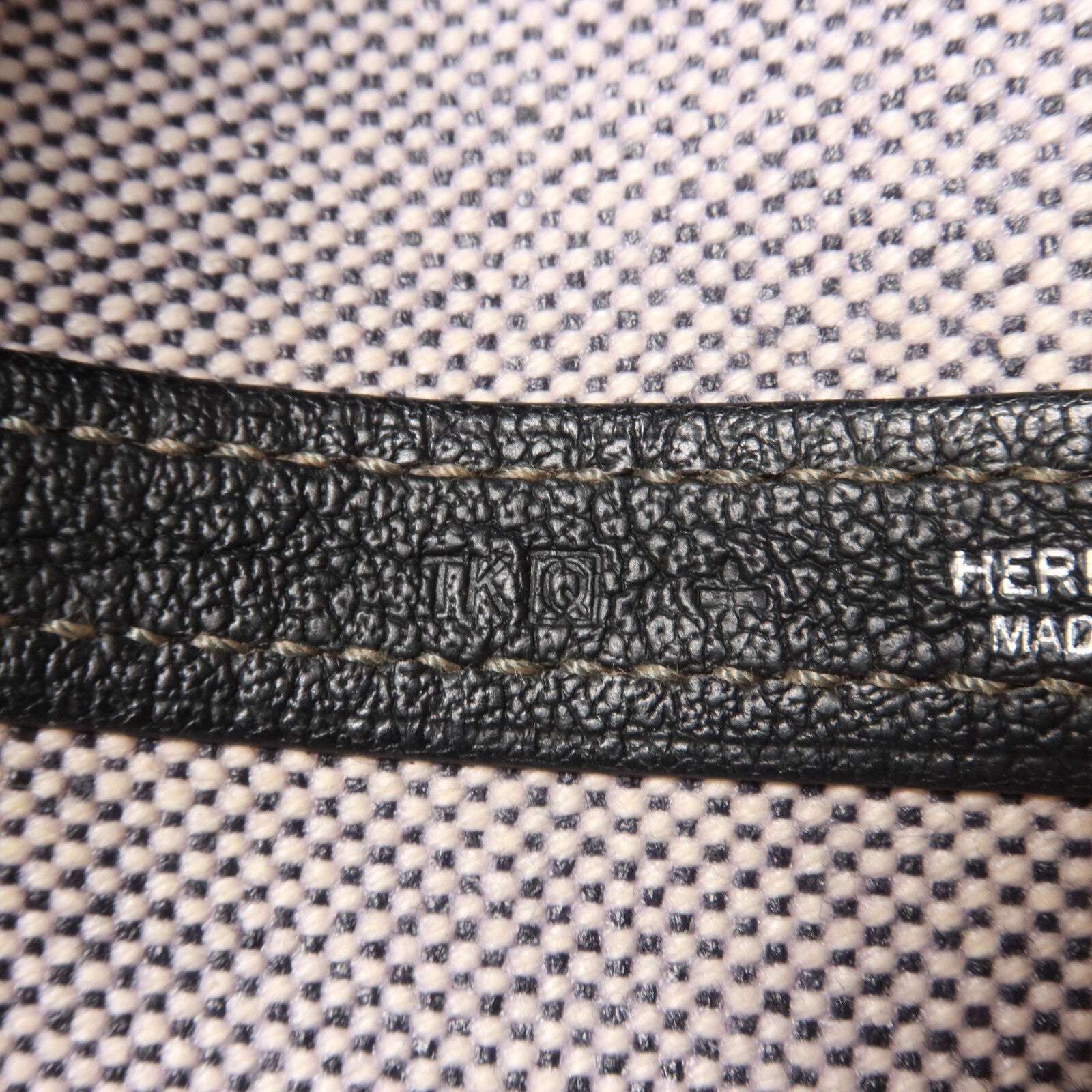 HERMES 帆布Garden Party PM手挽袋Noir