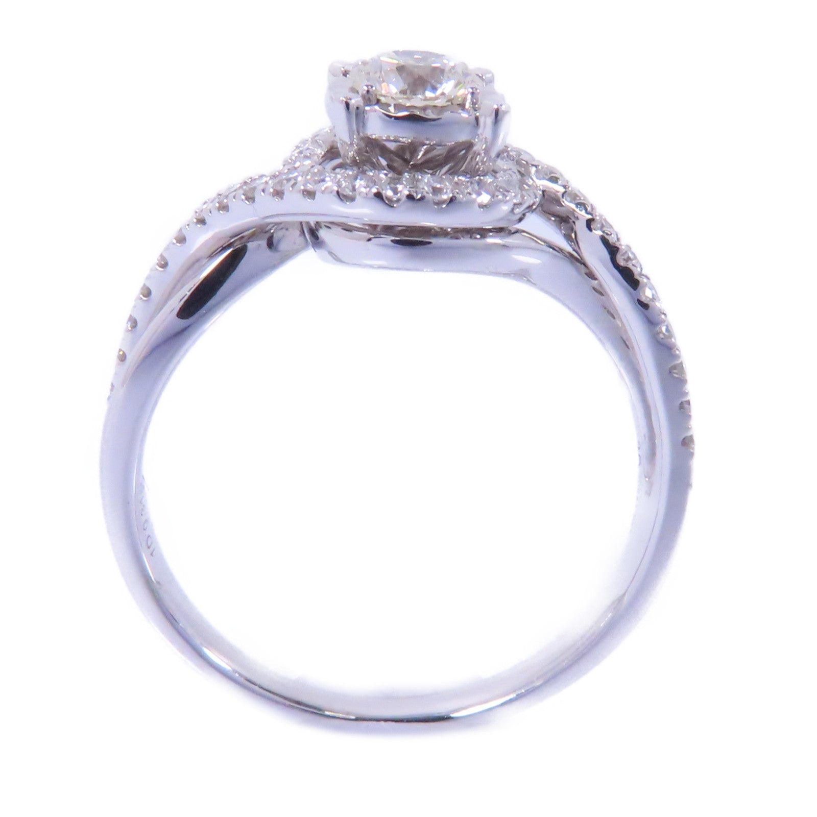 JEWELRY 18K白金Diamond Ring 0.31ct/0.242ct鑽石戒指US#6.5