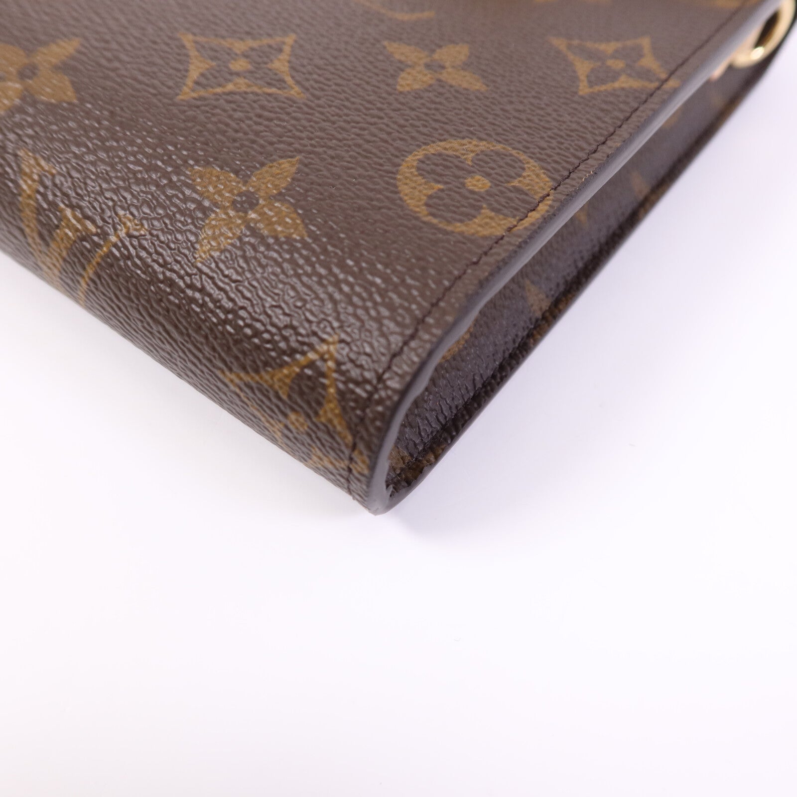 LOUIS VUITTON Monogram Phone Pouch Metis金扣鏈帶肩背袋
