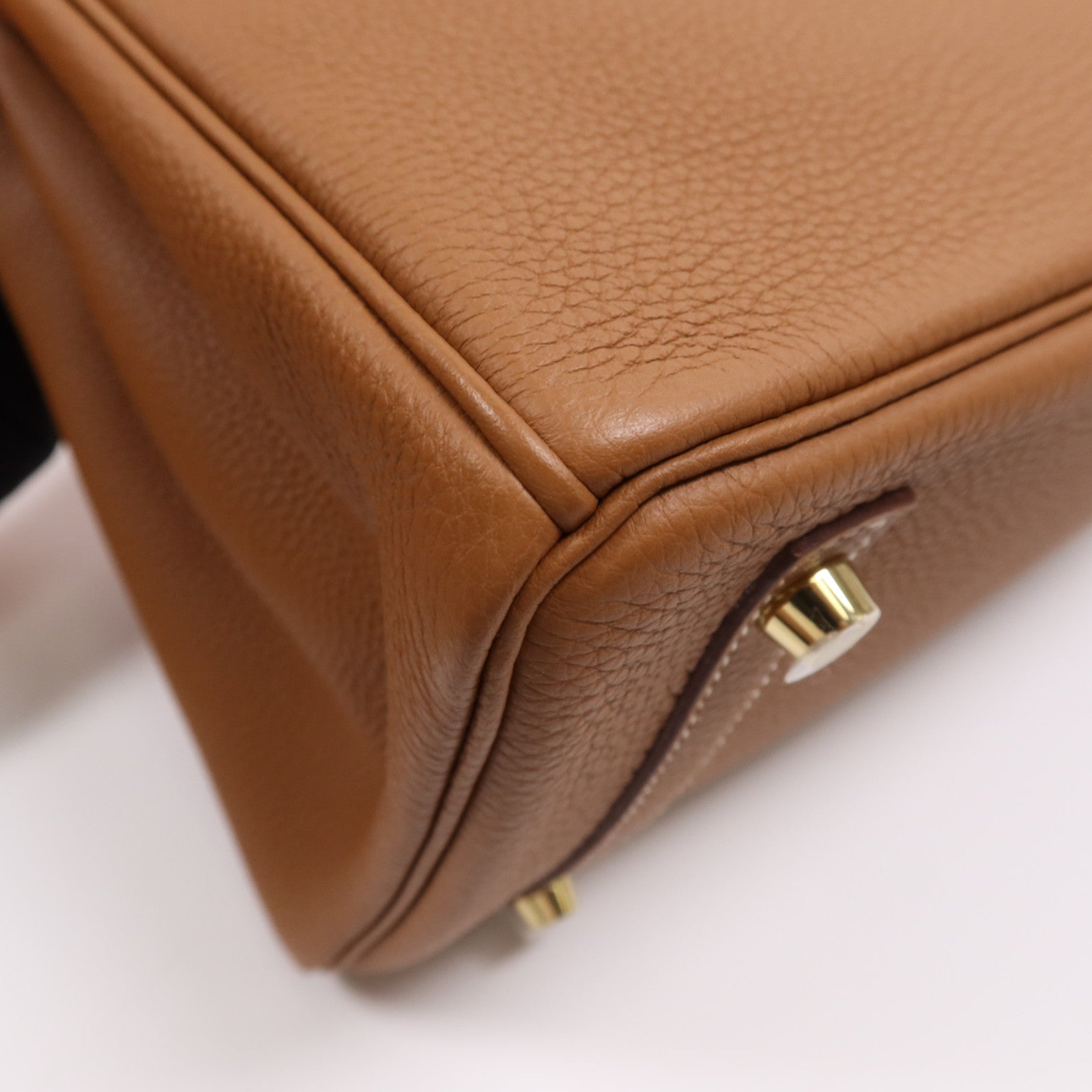 HERMES Togo皮革Birkin 30金扣手挽袋Gold