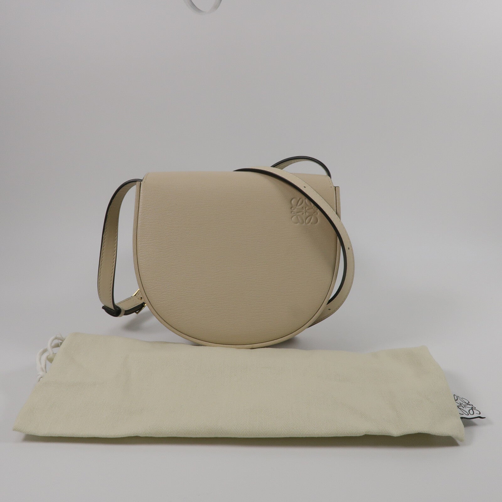 LOEWE 牛皮皮革Heel Duo肩背袋