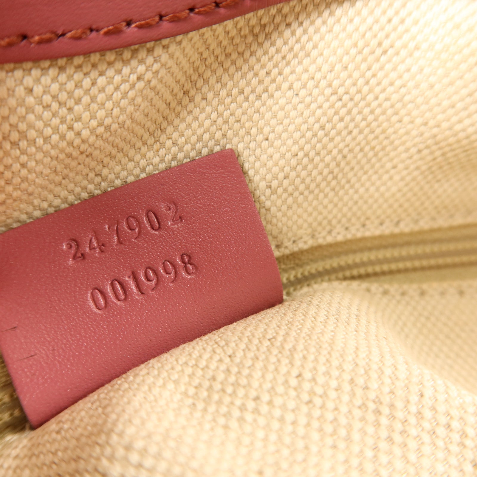 GUCCI GG帆布2Way Shoulder金扣手挽肩背兩用袋