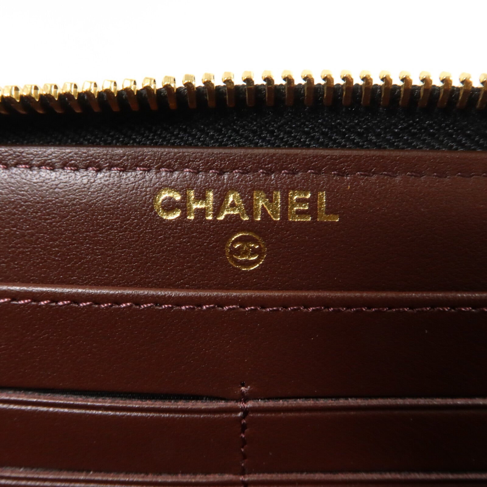 CHANEL 牛皮皮革Zipper Long Wallet長錢包