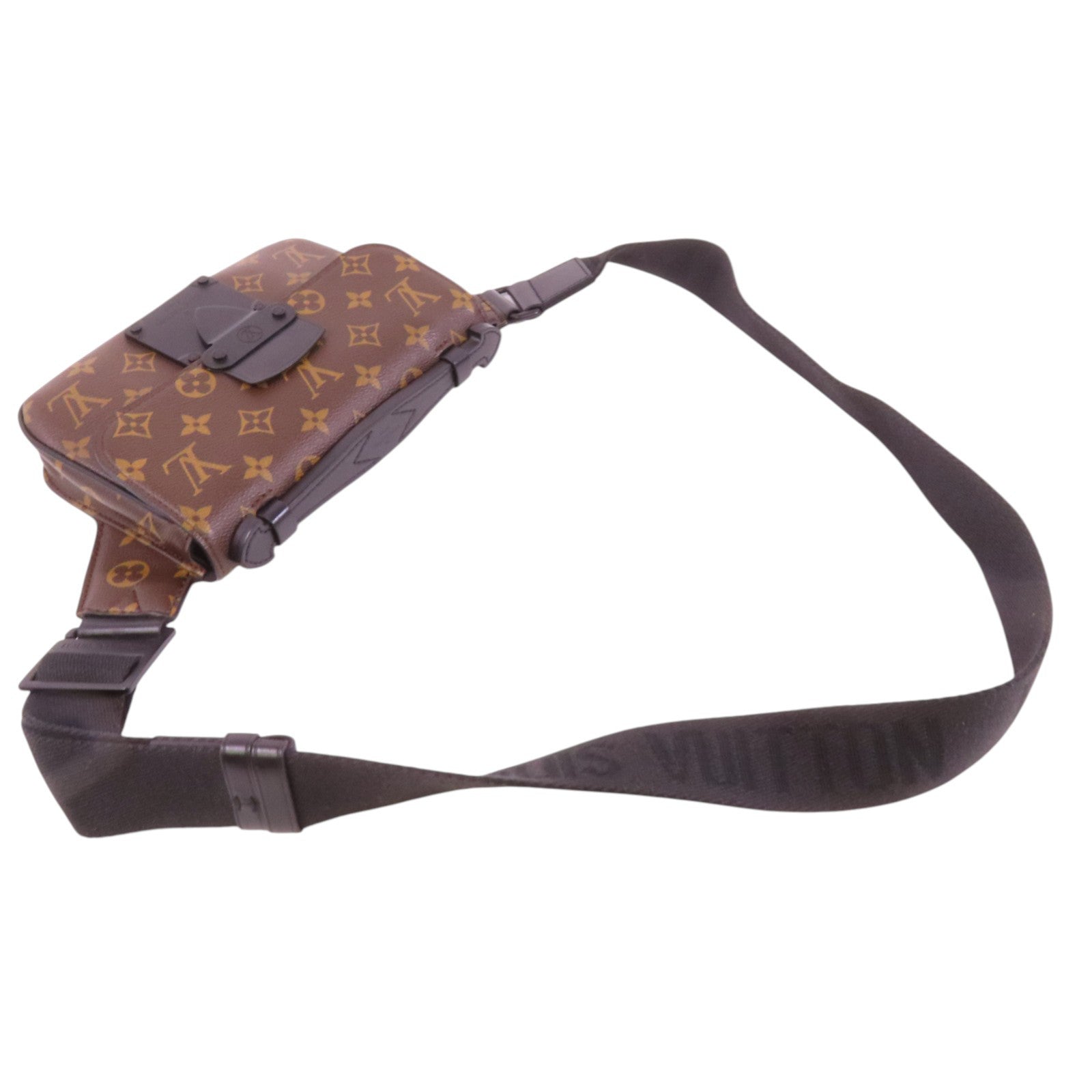 LOUIS VUITTON Monogram S Lock Sling Waist Bag腰包