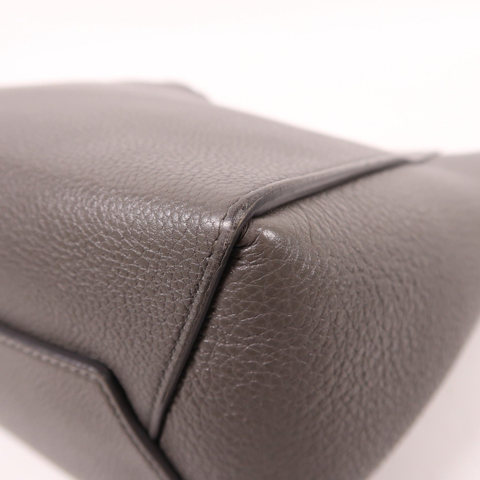 CELINE 【激減優惠】牛皮皮革Sangle Bucket Bag金扣肩背袋