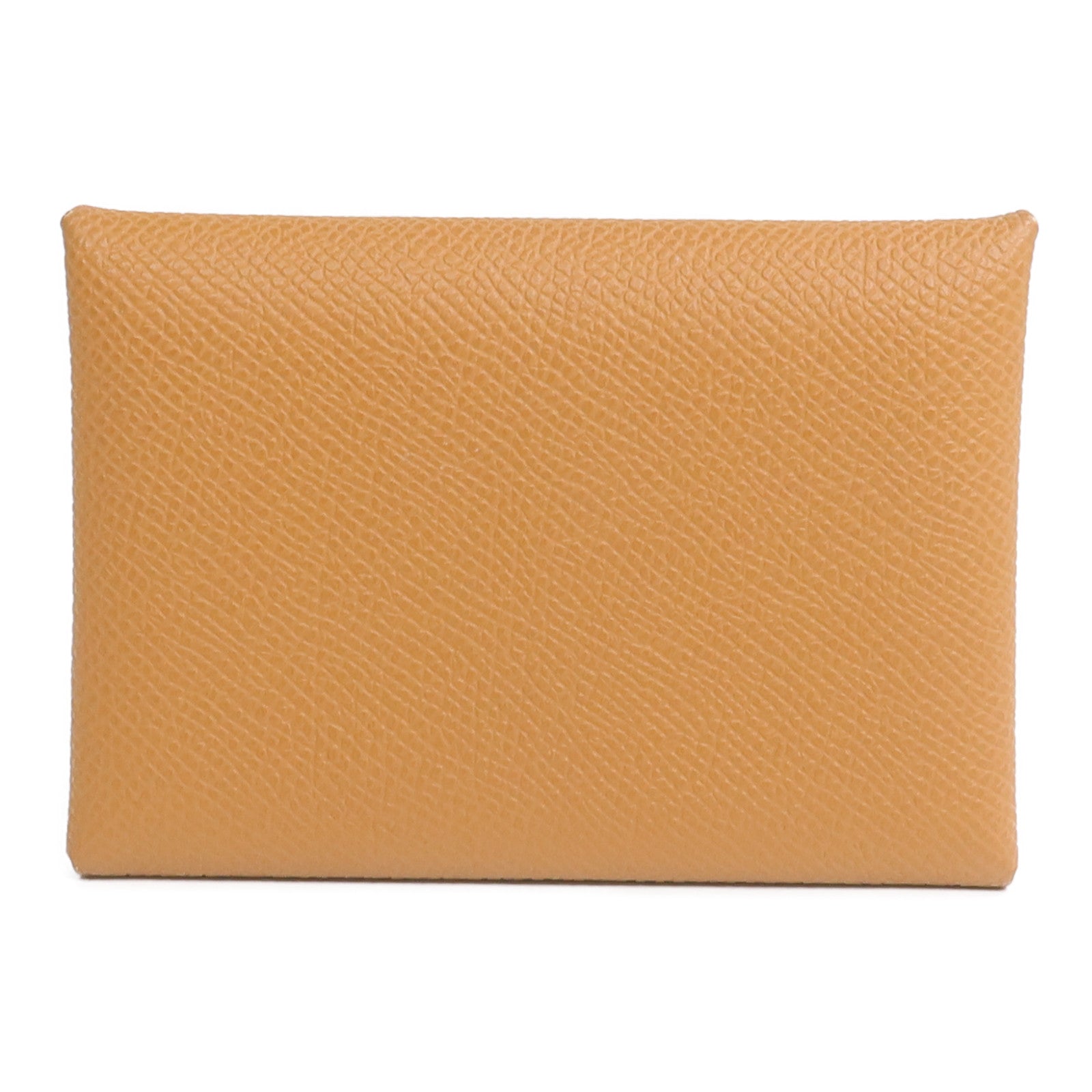 HERMES Epsom皮革Calvi Duo卡片套Gold