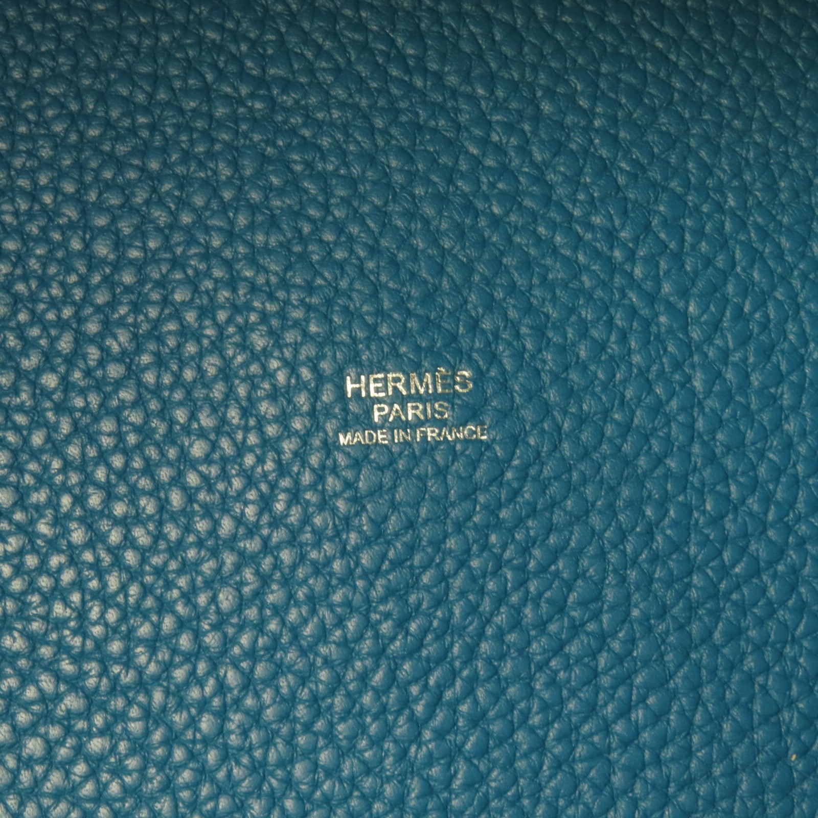 HERMES Clemence Picotin GM銀扣手挽袋