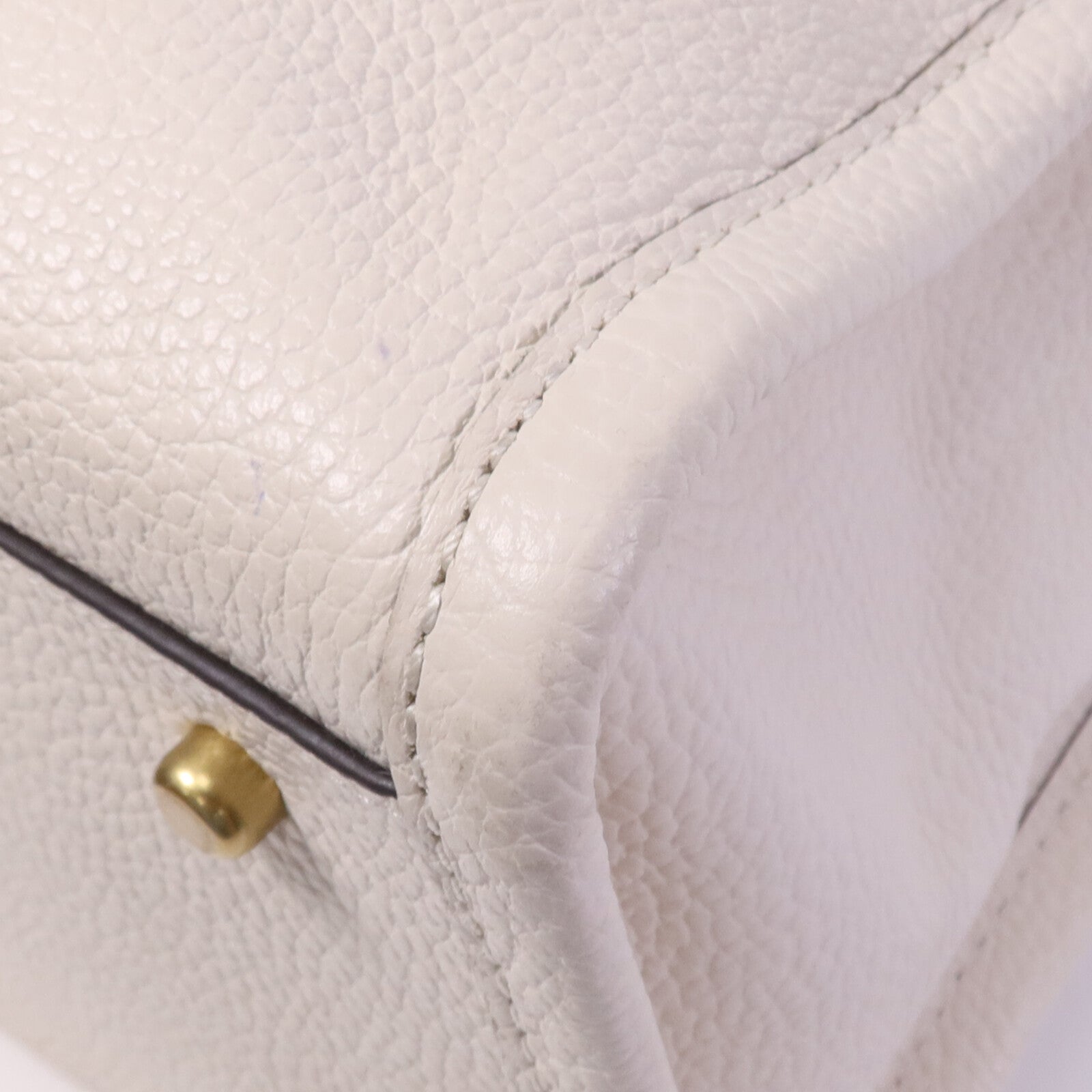 COACH 牛皮皮革2 Way Shoulder Bag金扣手挽肩背兩用袋