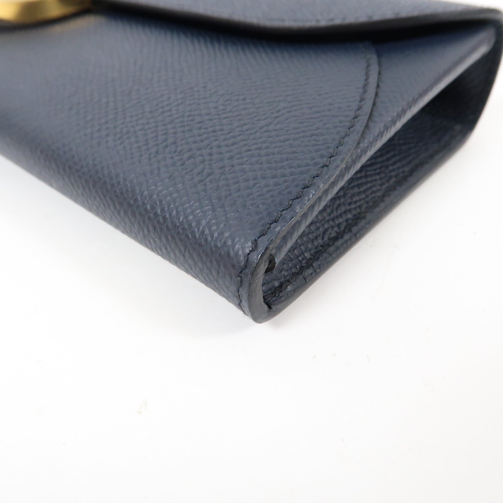 HERMES Epsom皮革Chaine D' Ancre To Go金扣肩背袋Bleu Indigo/靛藍色