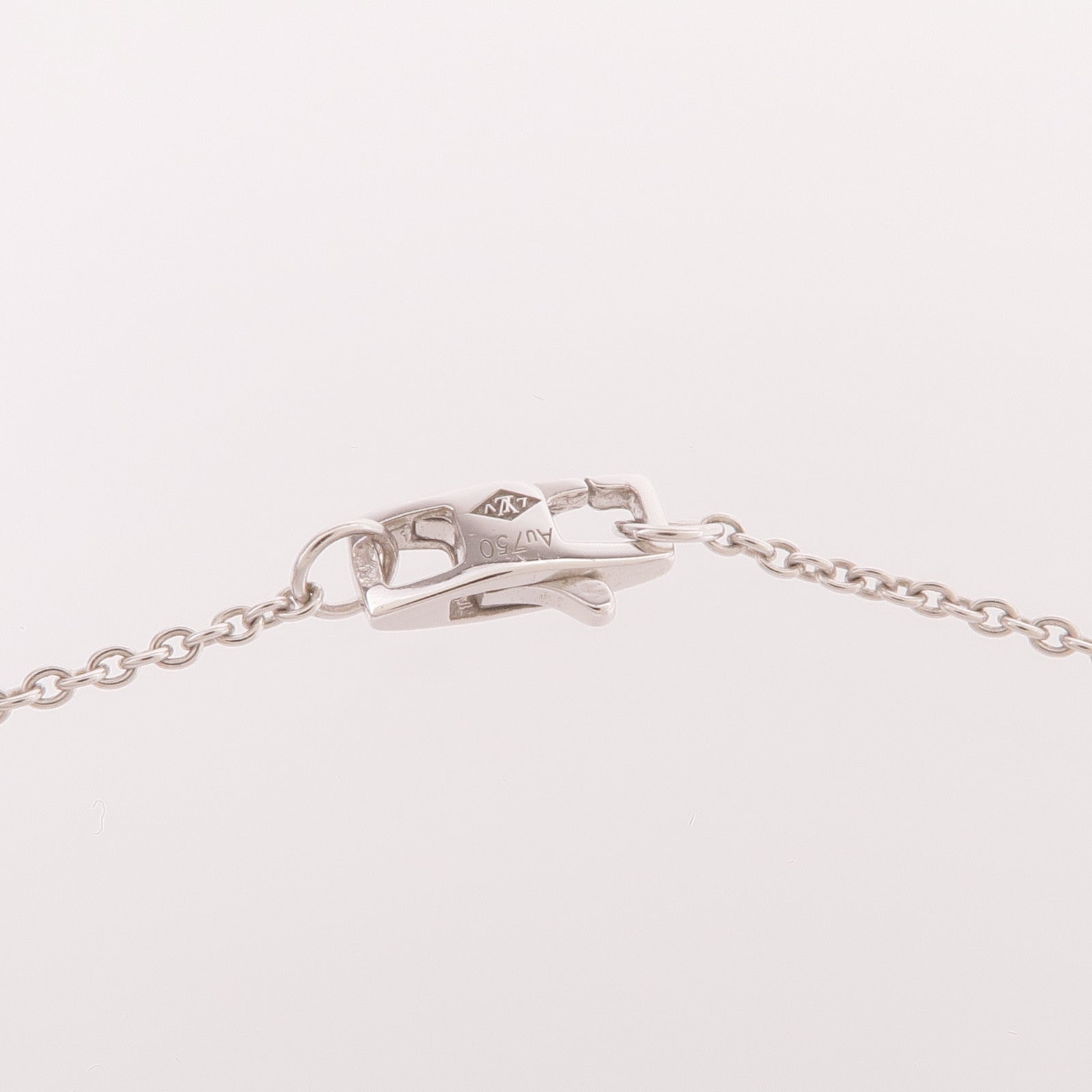 LOUIS VUITTON 18K白金Empreinte Pendant Diamonds鑽石項鍊