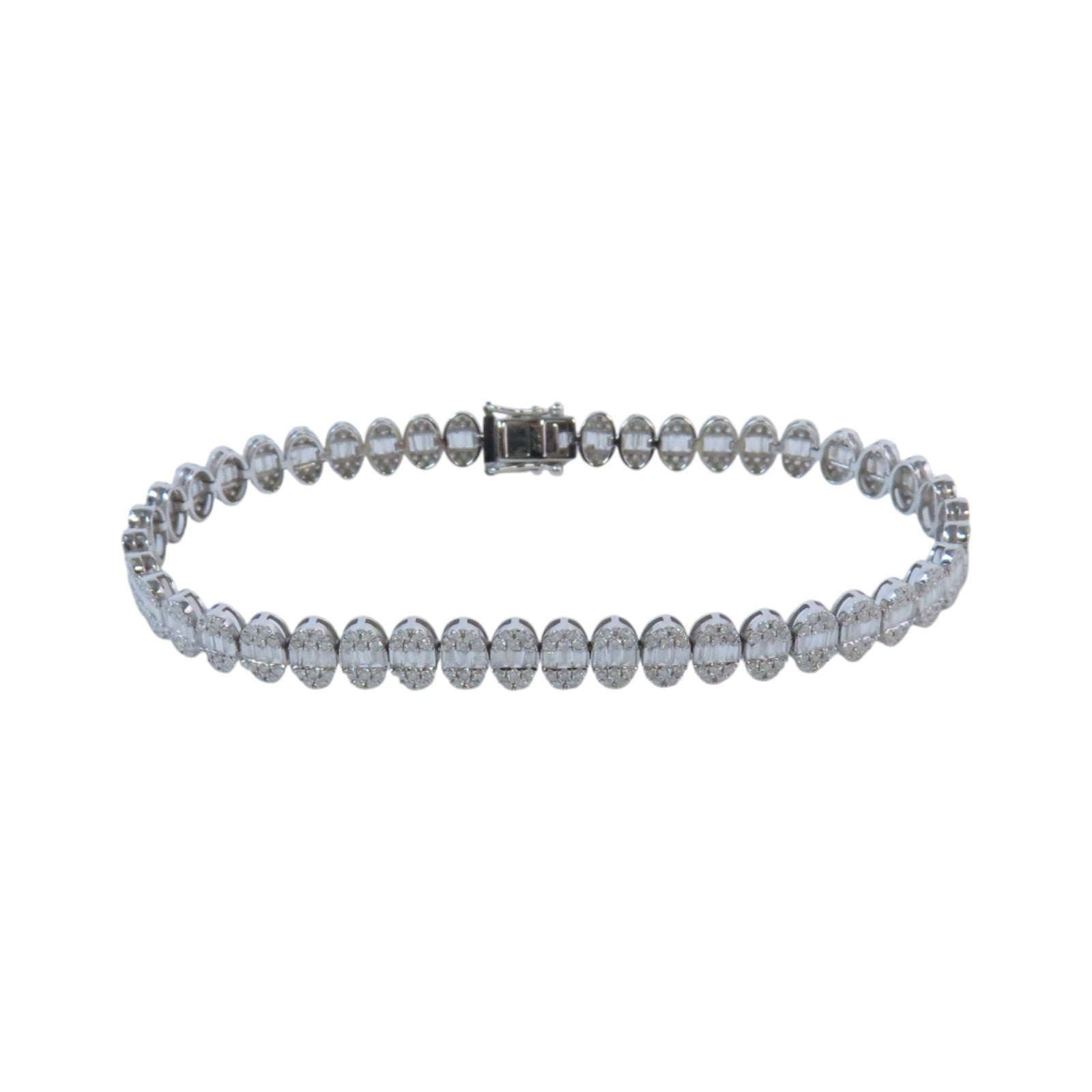 JEWELRY Diamond Bracelet 18K White Gold