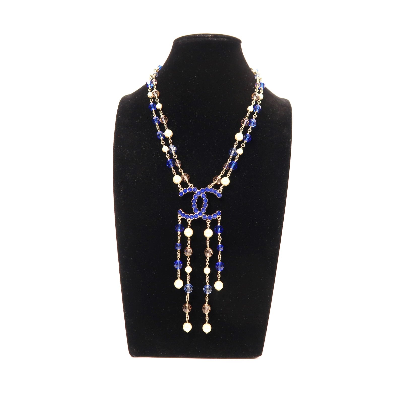 CHANEL 金屬/水晶Necklace項鍊