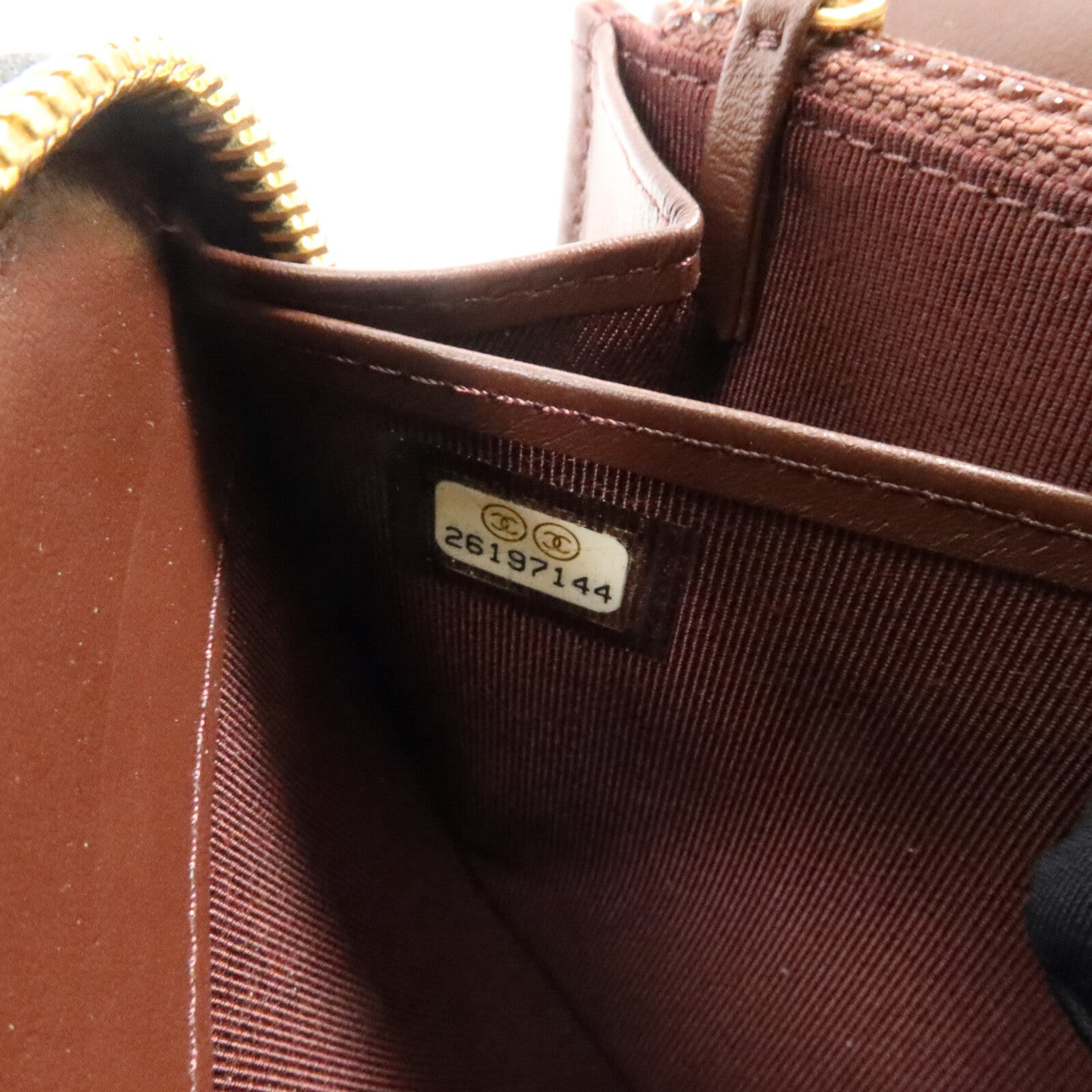 CHANEL 牛皮皮革Zipper Long Wallet長錢包