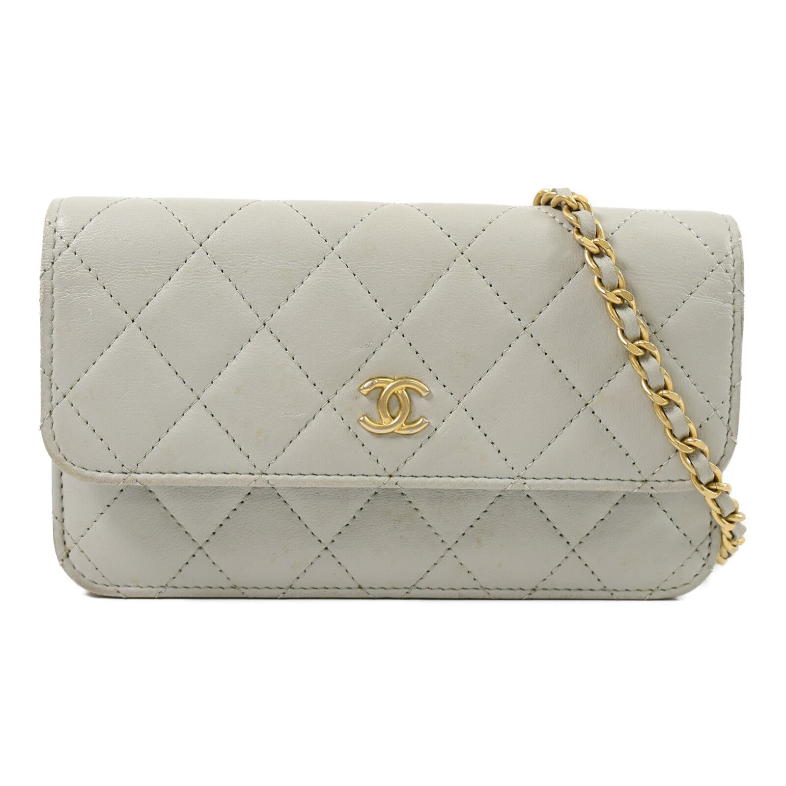 CHANEL 羊皮皮革Chain Shoulder鏈帶肩背袋