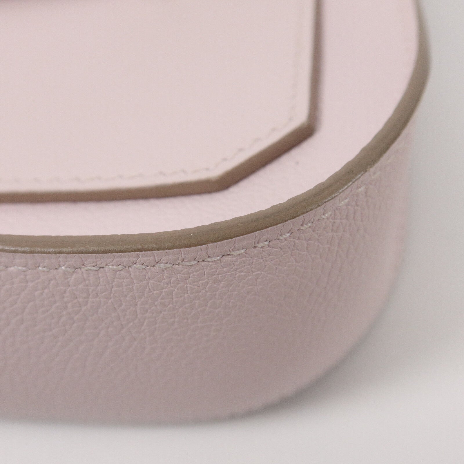 HERMES Evercolor皮革Mini Jypsiere肩背袋Rose Darling