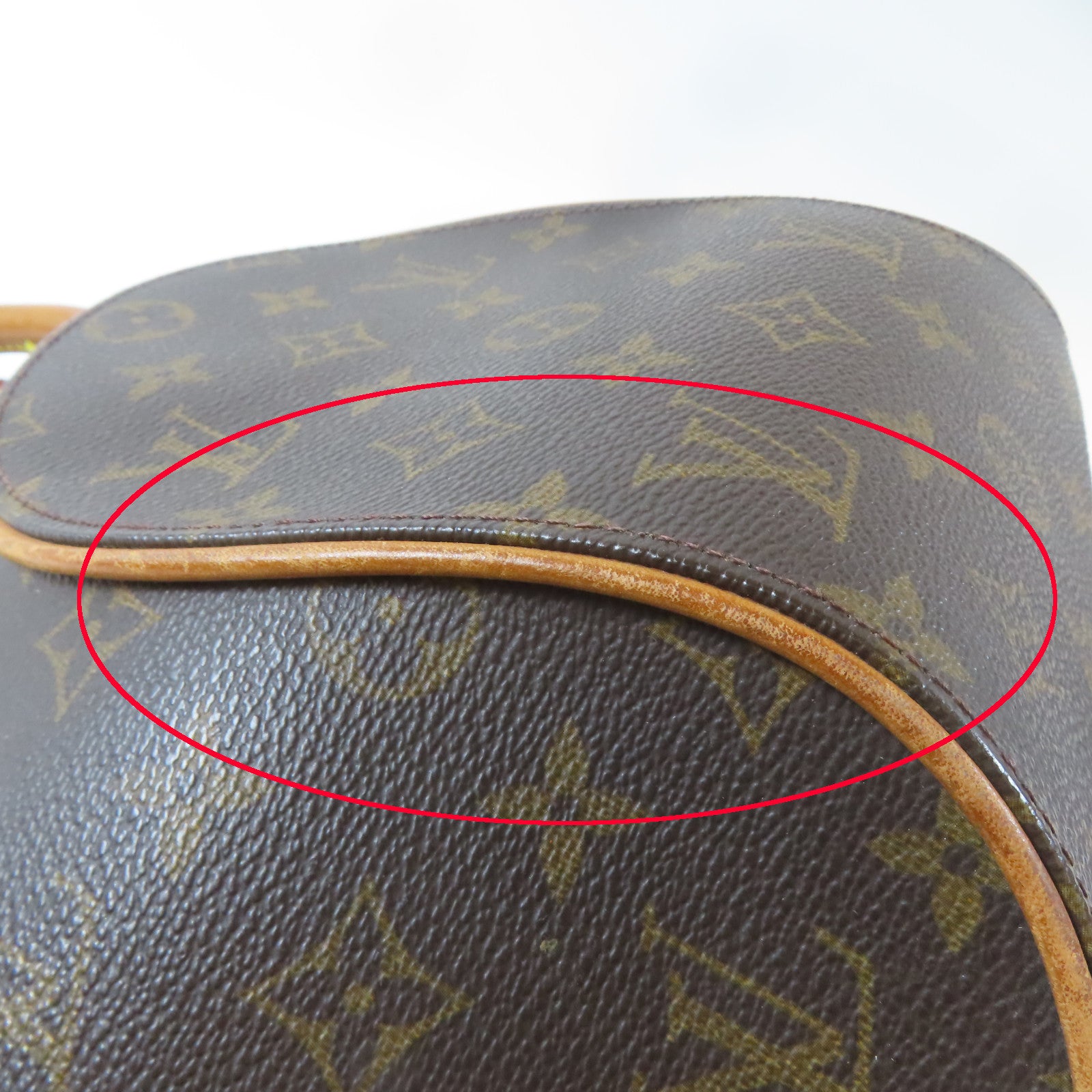 LOUIS VUITTON Monogram Elipse PM金扣手挽袋啡色