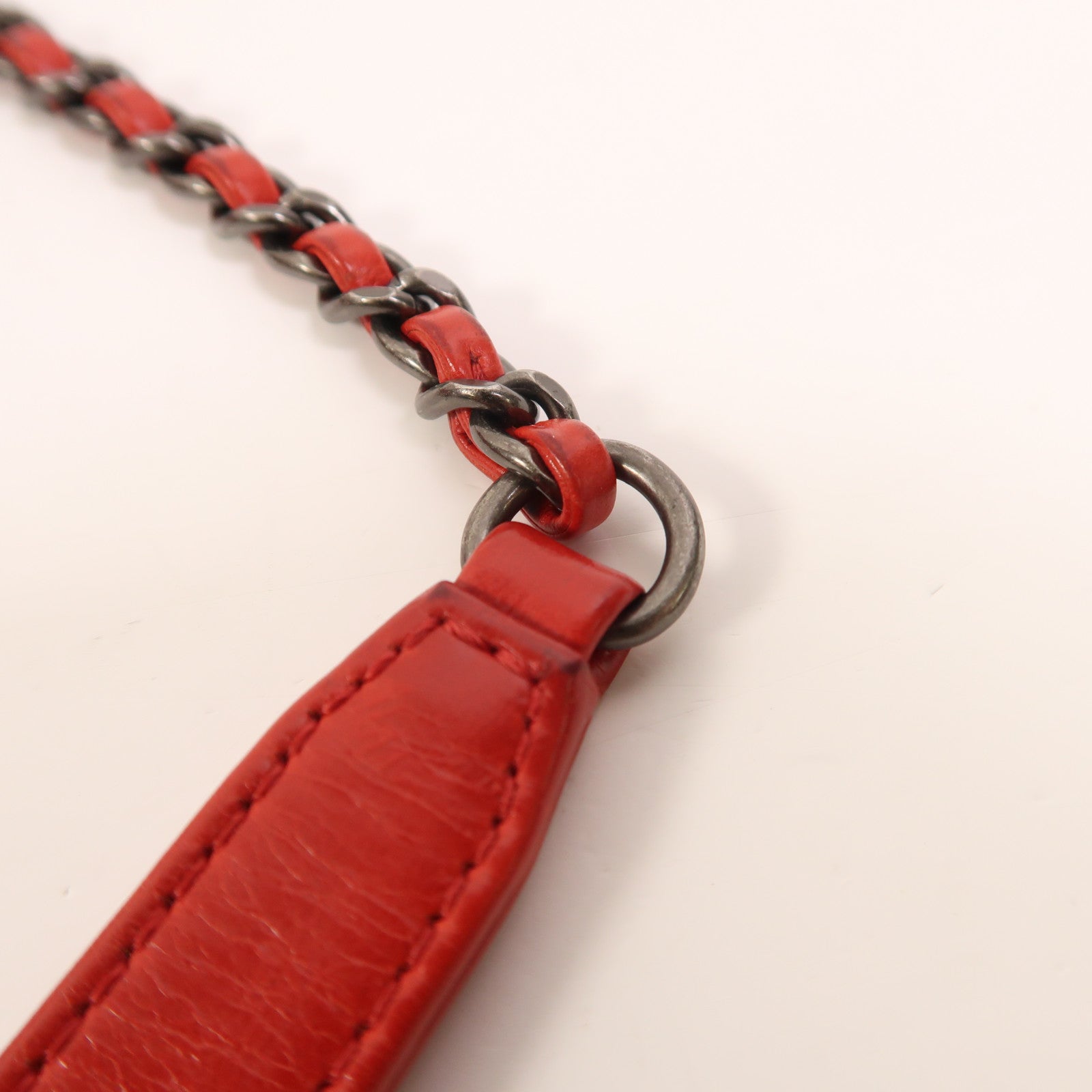 CHANEL 牛皮皮革Chain Shoulder鏈帶肩背袋