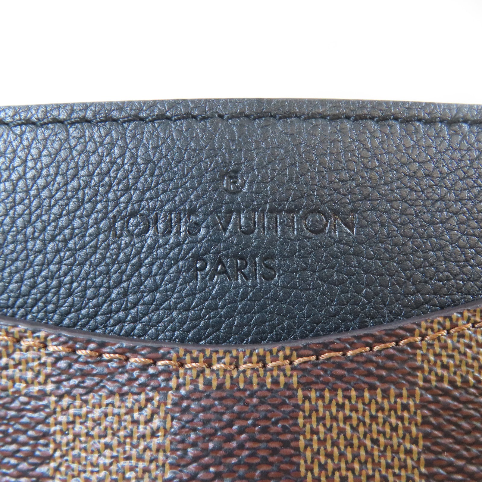 LOUIS VUITTON Damier Riverside金扣手挽肩背兩用袋啡色