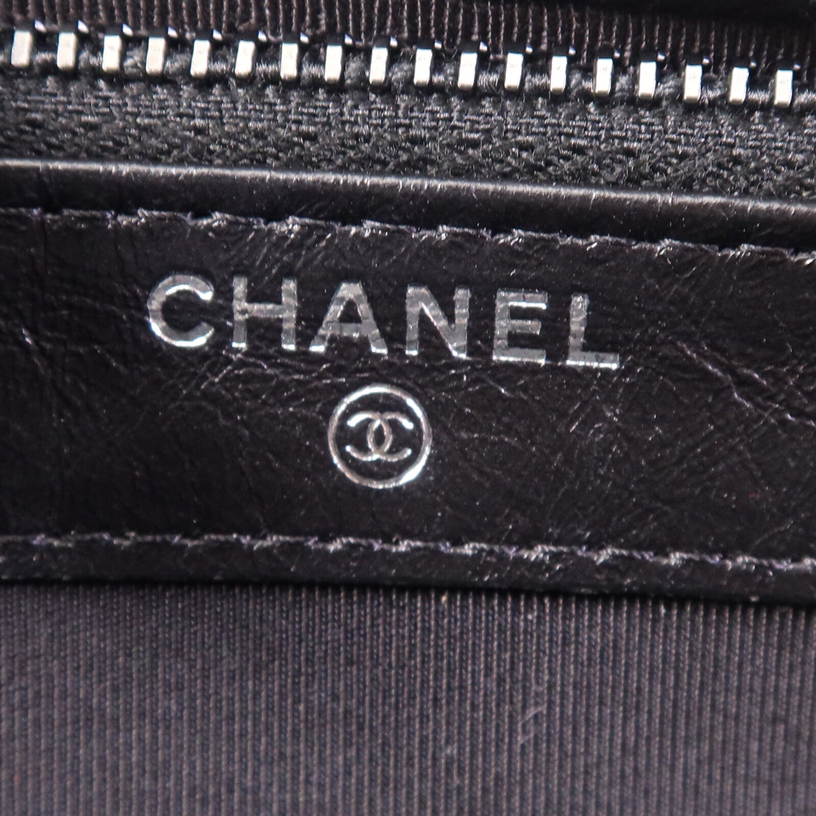 CHANEL 羊皮皮革Gabrielle Wallet On Chain鏈帶肩背袋