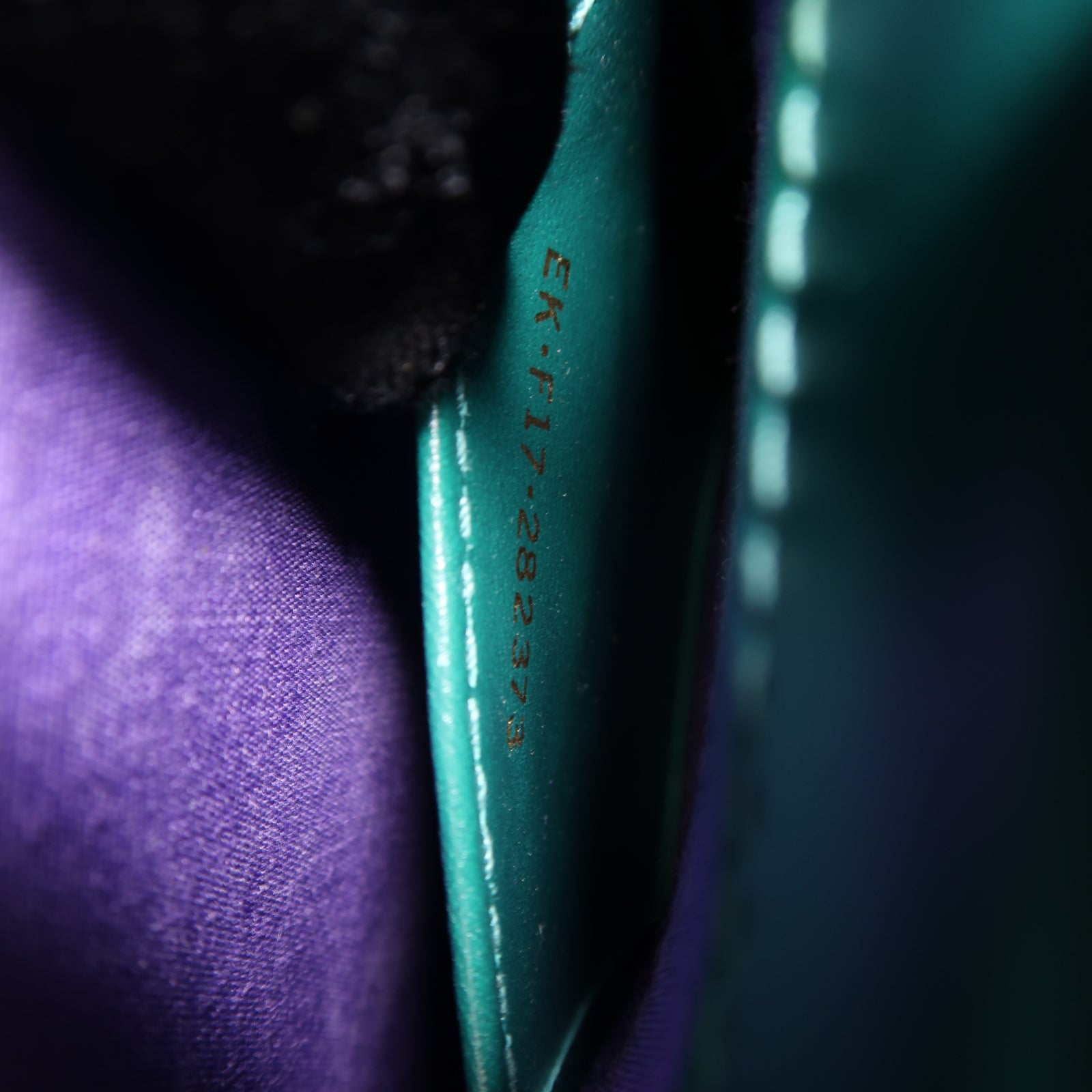 BVLGARI 【激減優惠】牛皮皮革/魔鬼魚皮革Serpenti Forever金扣手挽肩背兩用袋綠色