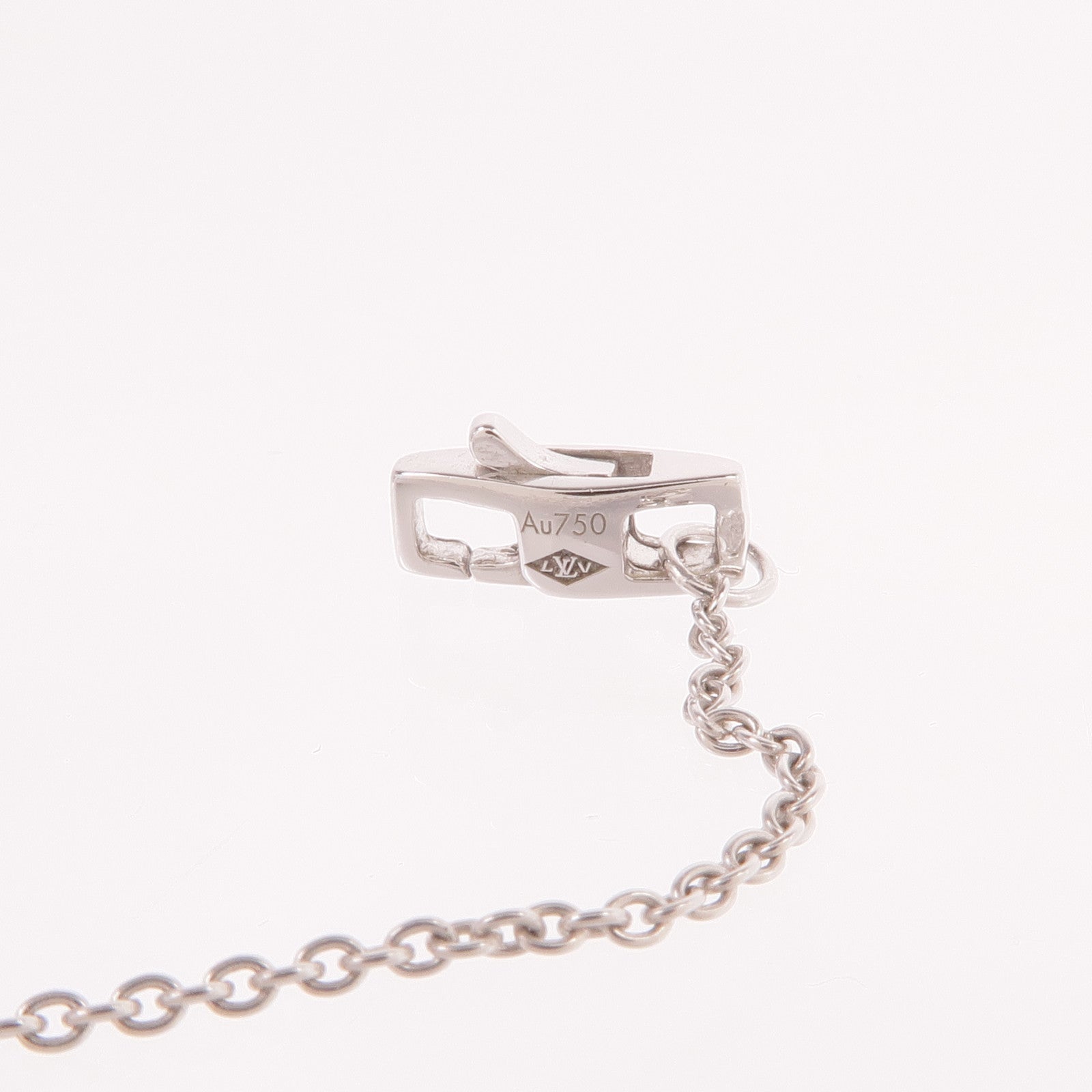 LOUIS VUITTON 18K白金Empreinte Pendant Diamonds鑽石項鍊