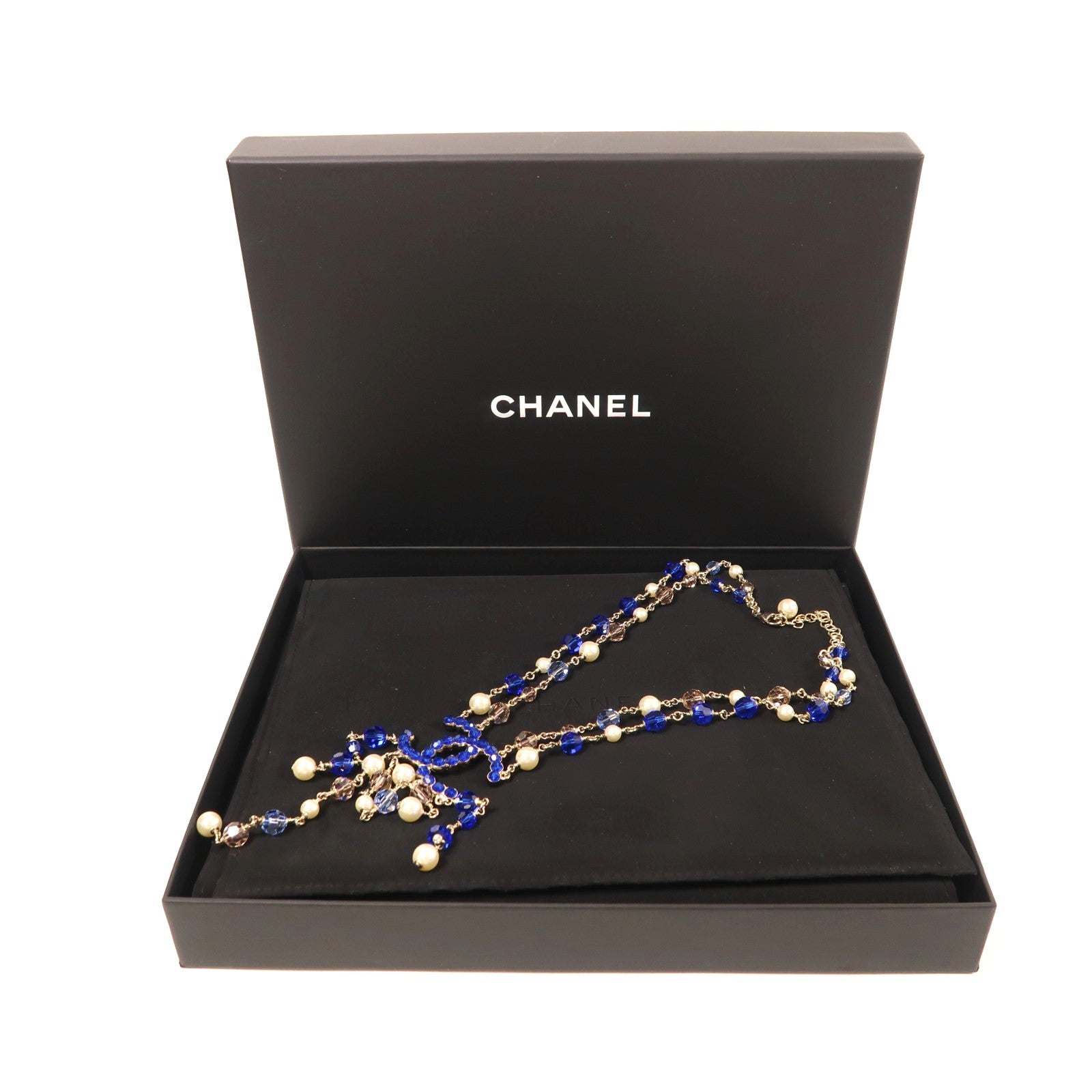 CHANEL 金屬/水晶Necklace項鍊