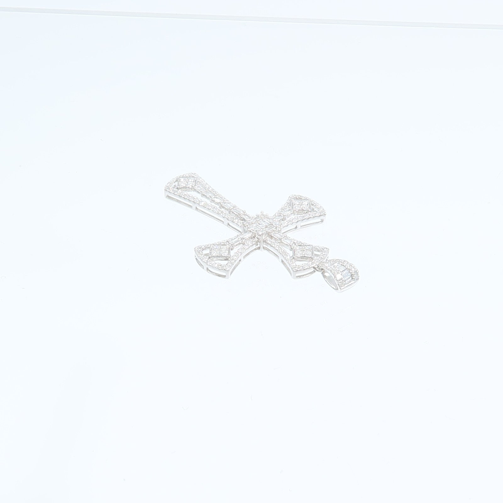 JEWELRY 18K白金Diamond Pendant鑽石吊墜