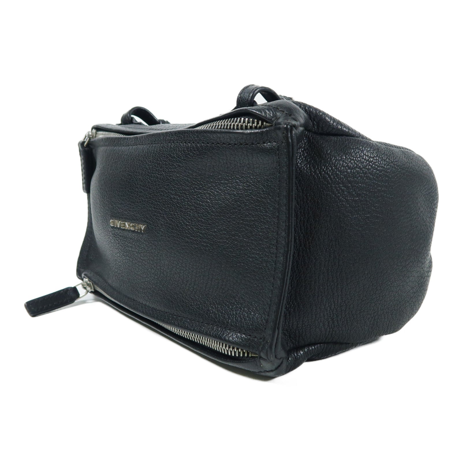 GIVENCHY 牛皮皮革Pandora Bag銀扣肩背袋