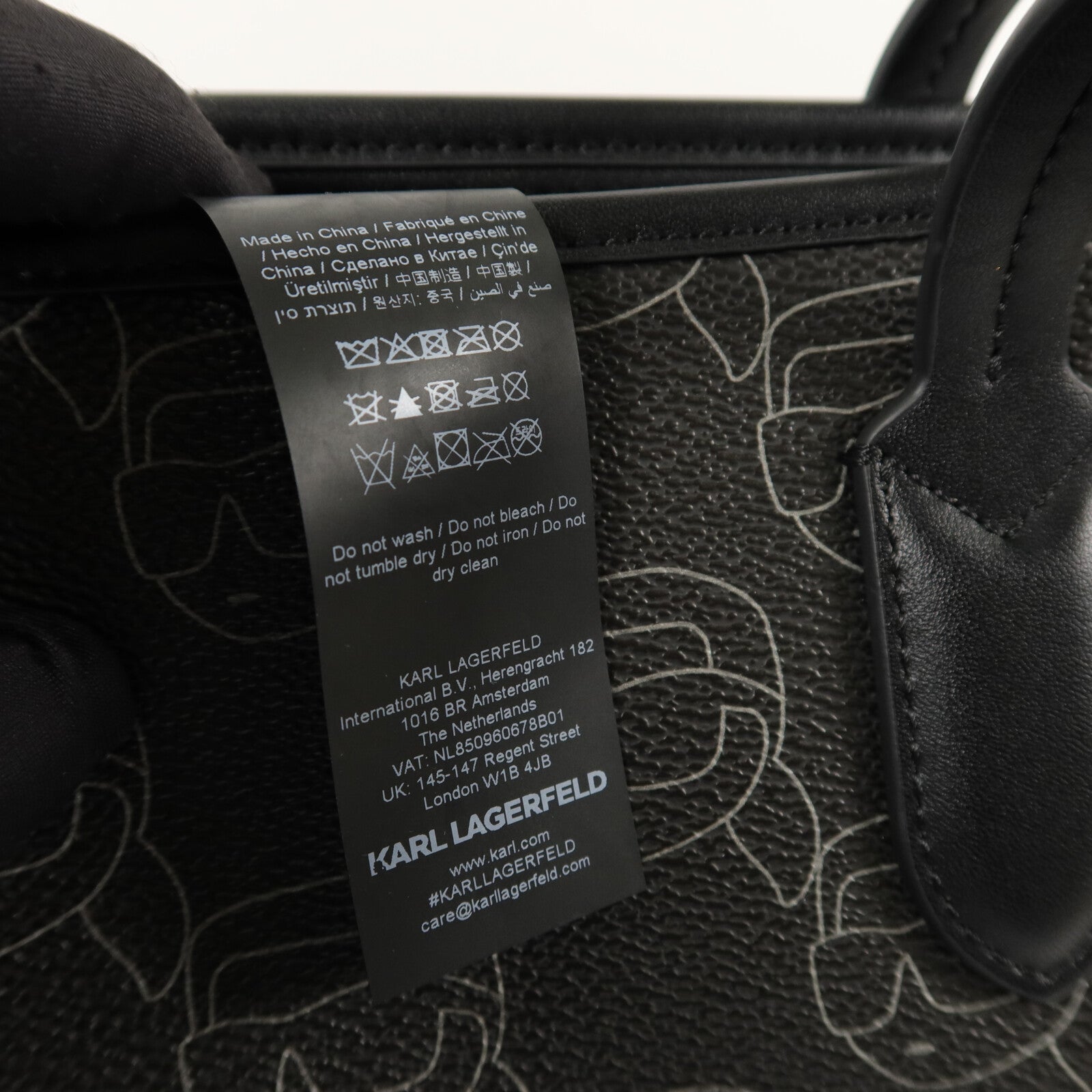 KARL LAGERFELD 牛皮皮革Karl Lagerfeld Tote Bag肩背袋