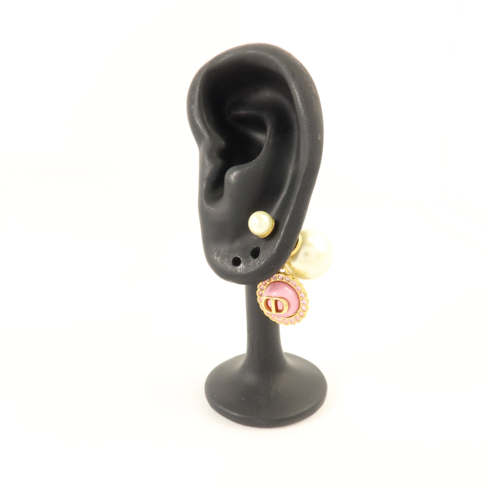 Dior 金屬/PVC Tribales Earrings耳環