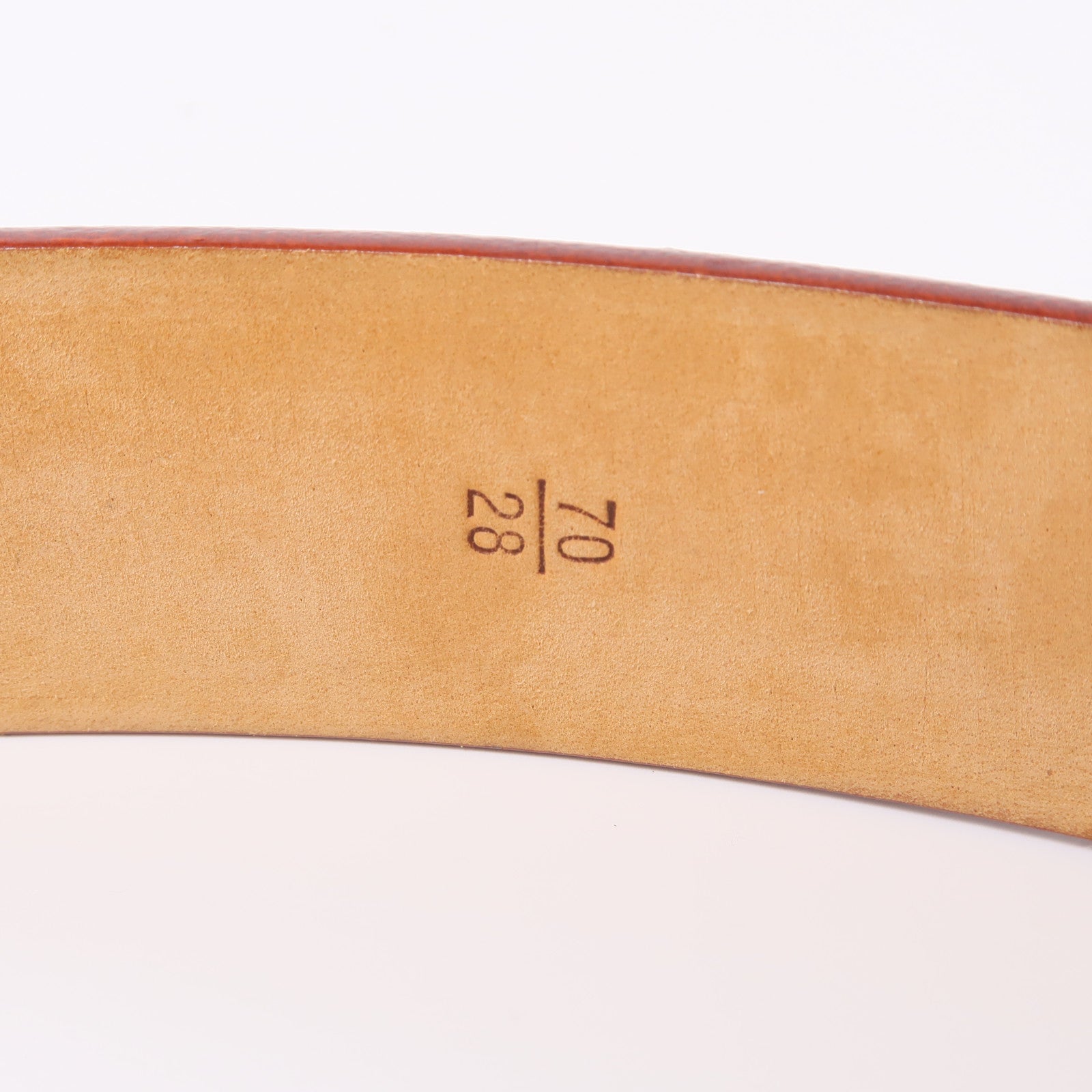 LOUIS VUITTON Monogram Multicolore Belt 70cm金扣皮帶白色