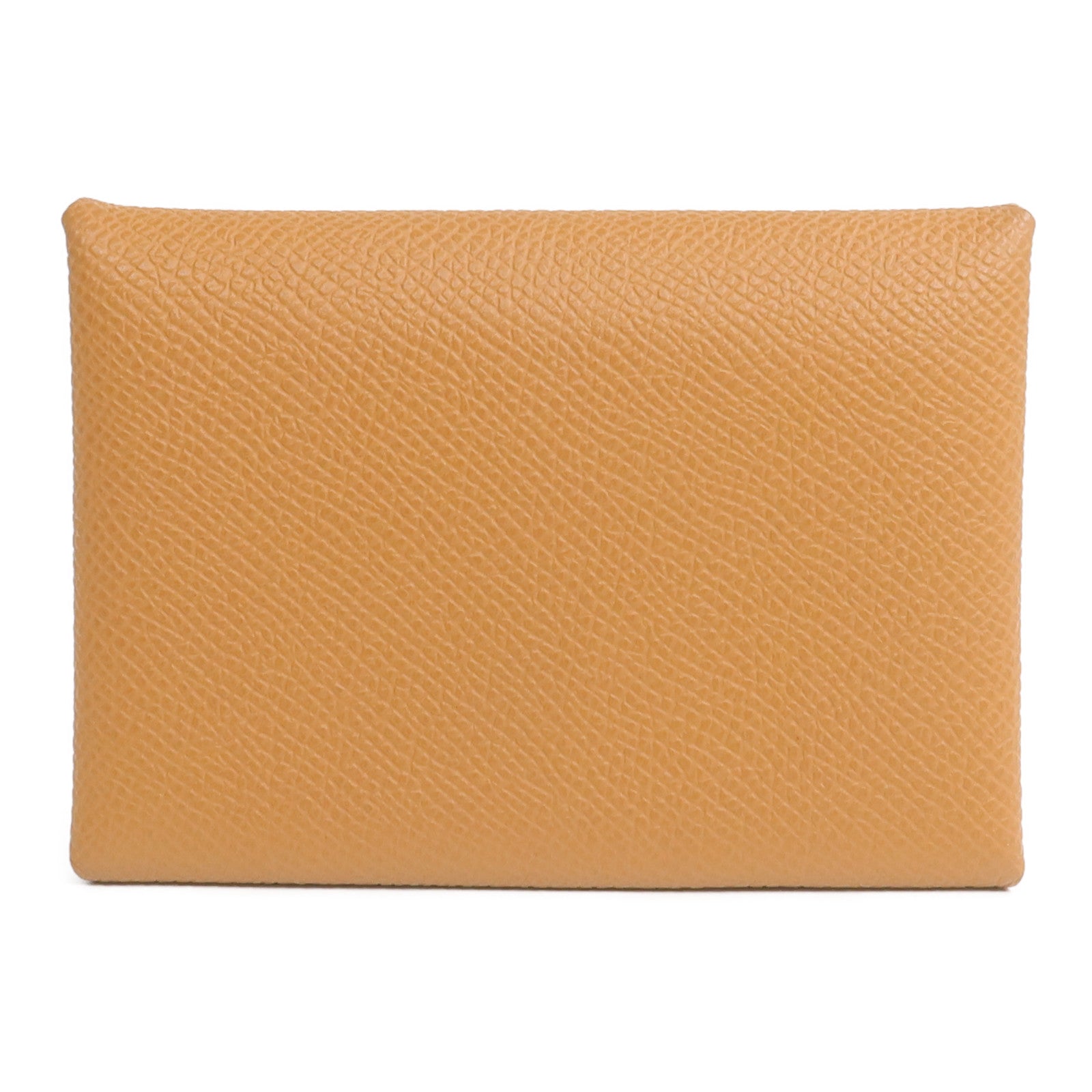 HERMES Epsom皮革Calvi Duo卡片套Gold