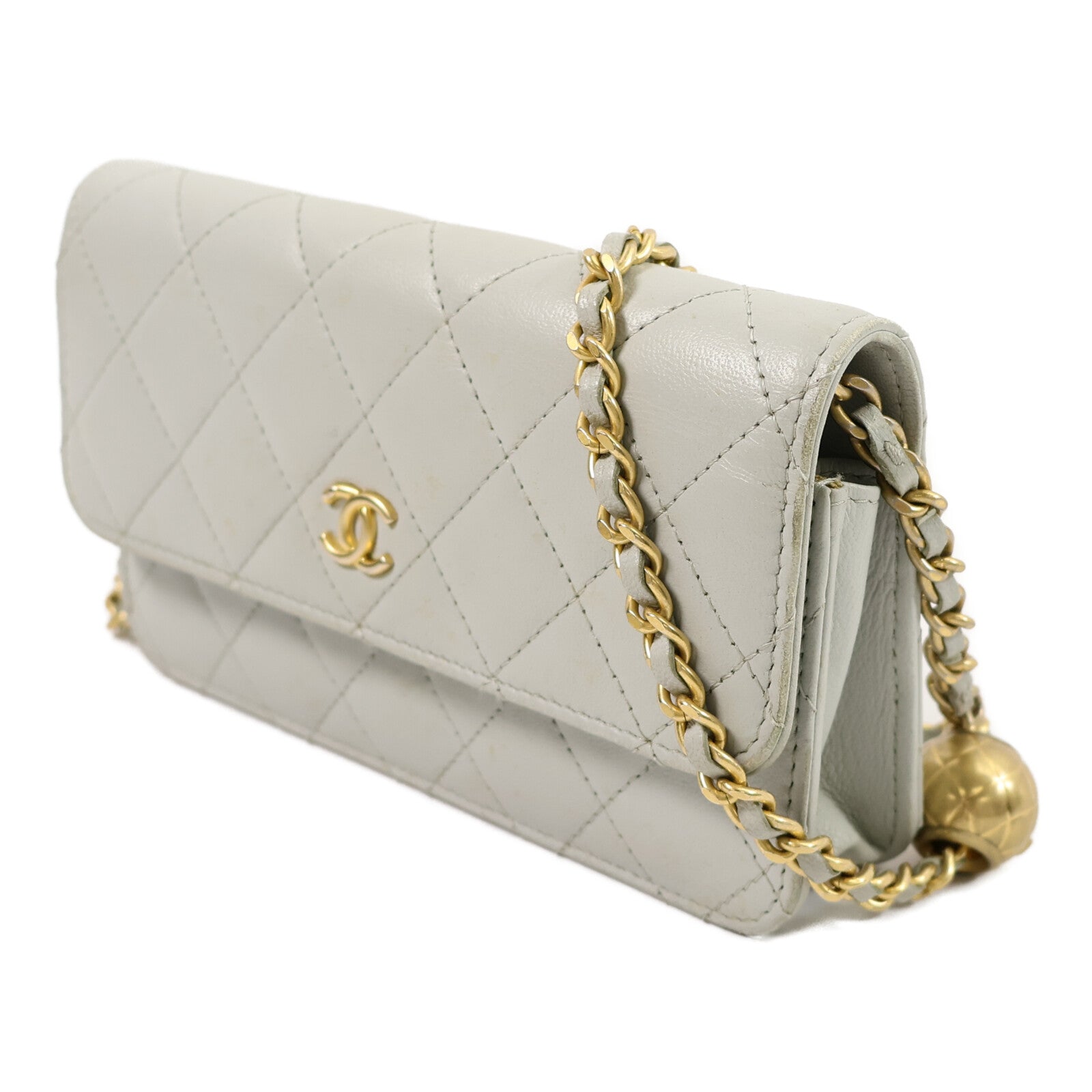 CHANEL 羊皮皮革Chain Shoulder鏈帶肩背袋