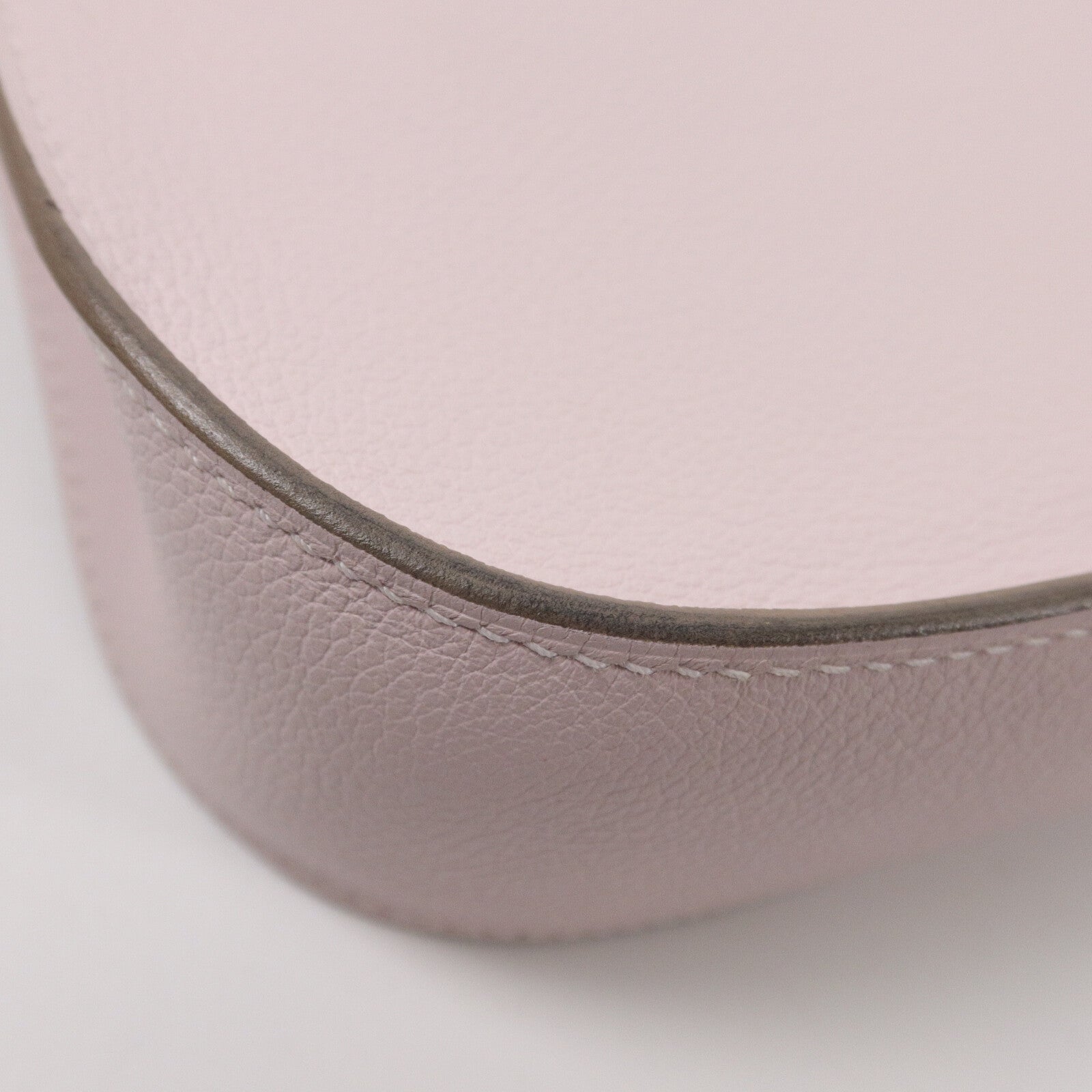 HERMES Evercolor皮革Mini Jypsiere肩背袋Rose Darling