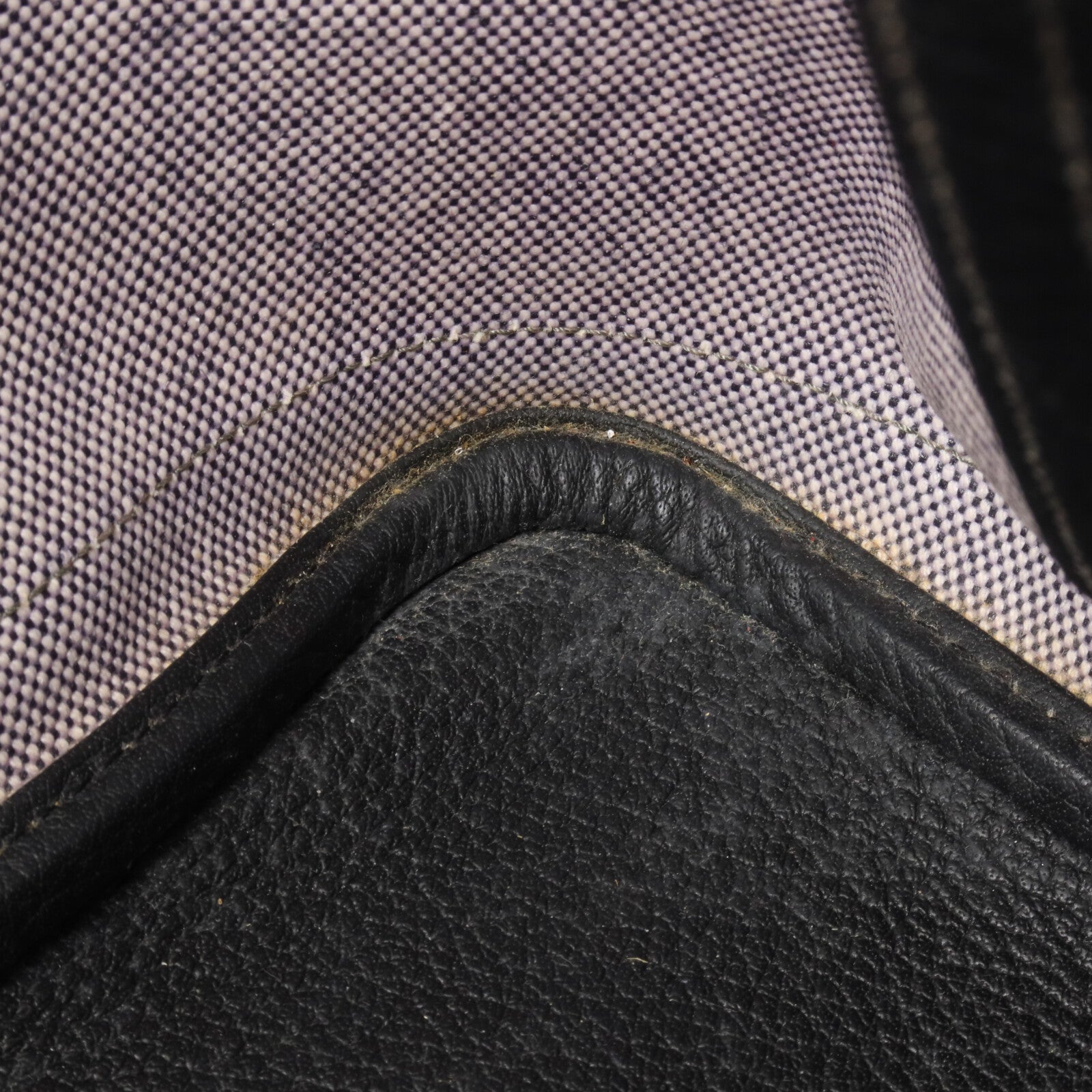 HERMES 帆布Garden Party PM手挽袋Noir
