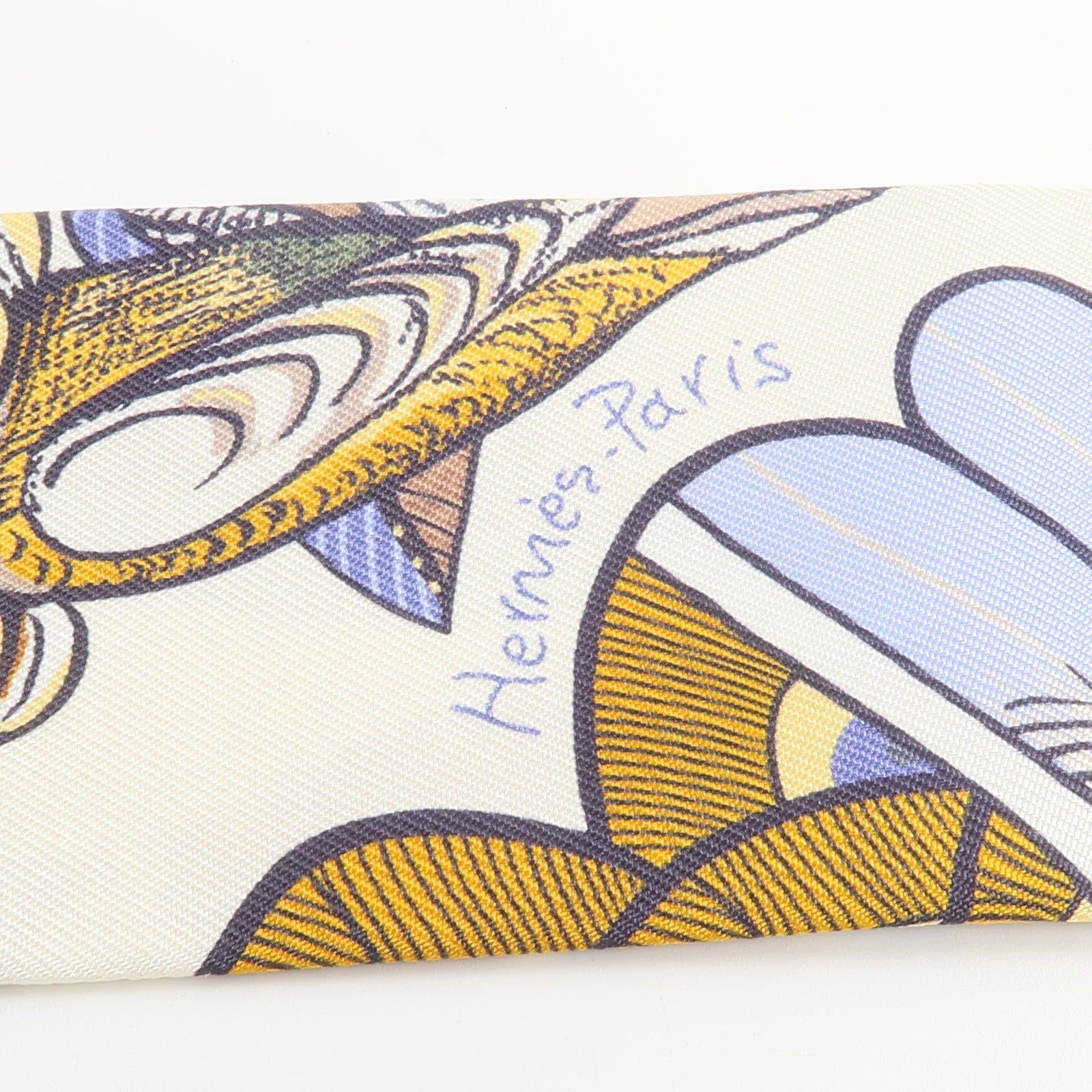 HERMES 絲質Twilly絲巾