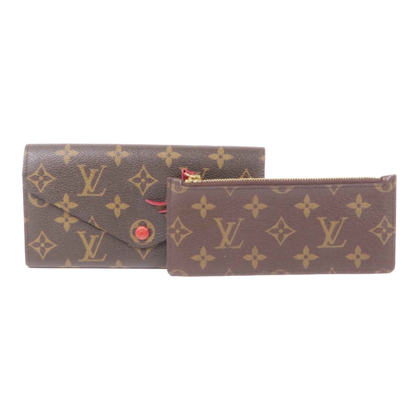 LOUIS VUITTON Monogram Emilie金扣長錢包