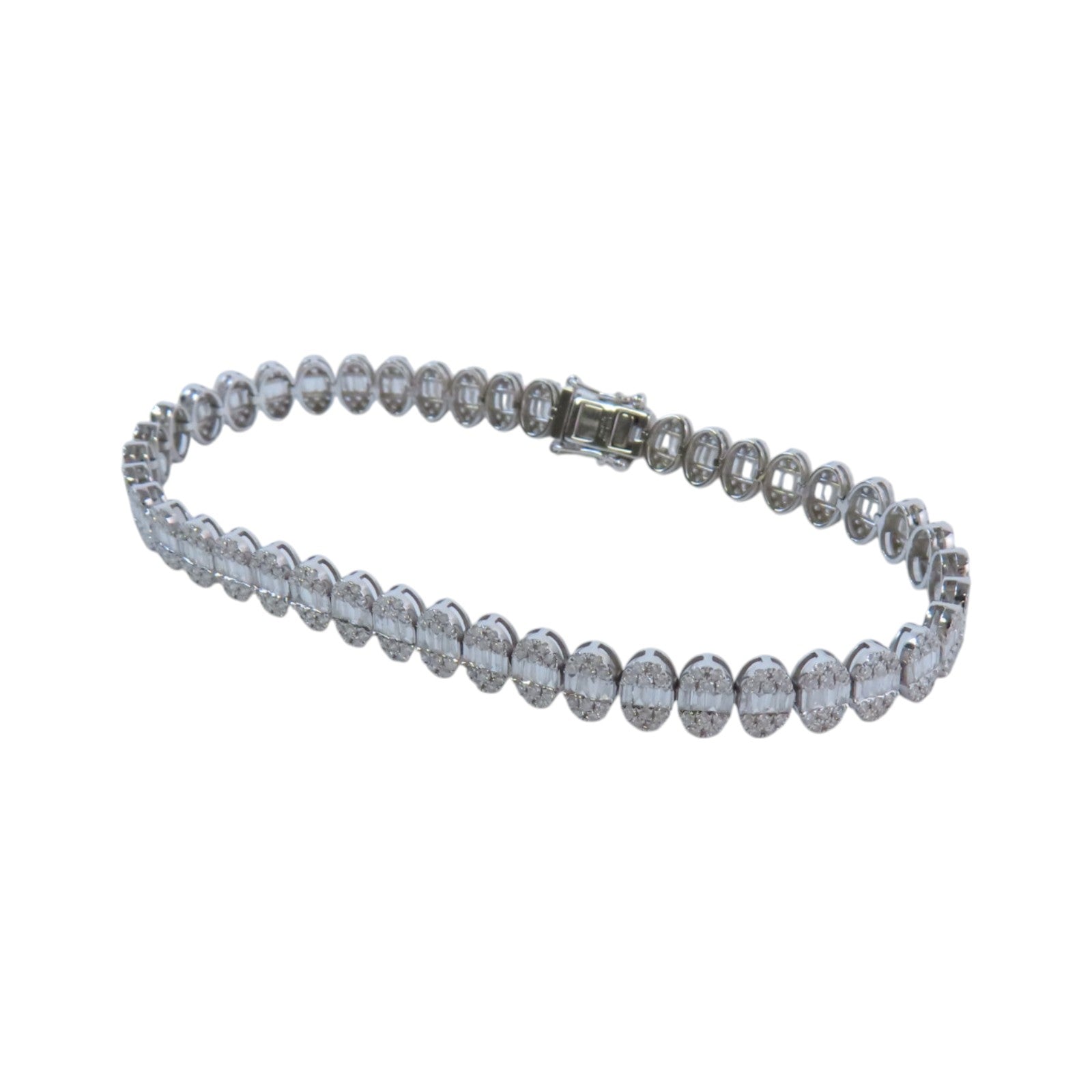 JEWELRY Diamond Bracelet 18K White Gold